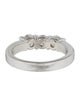 Ring 14K Three Stone Wedding Band
