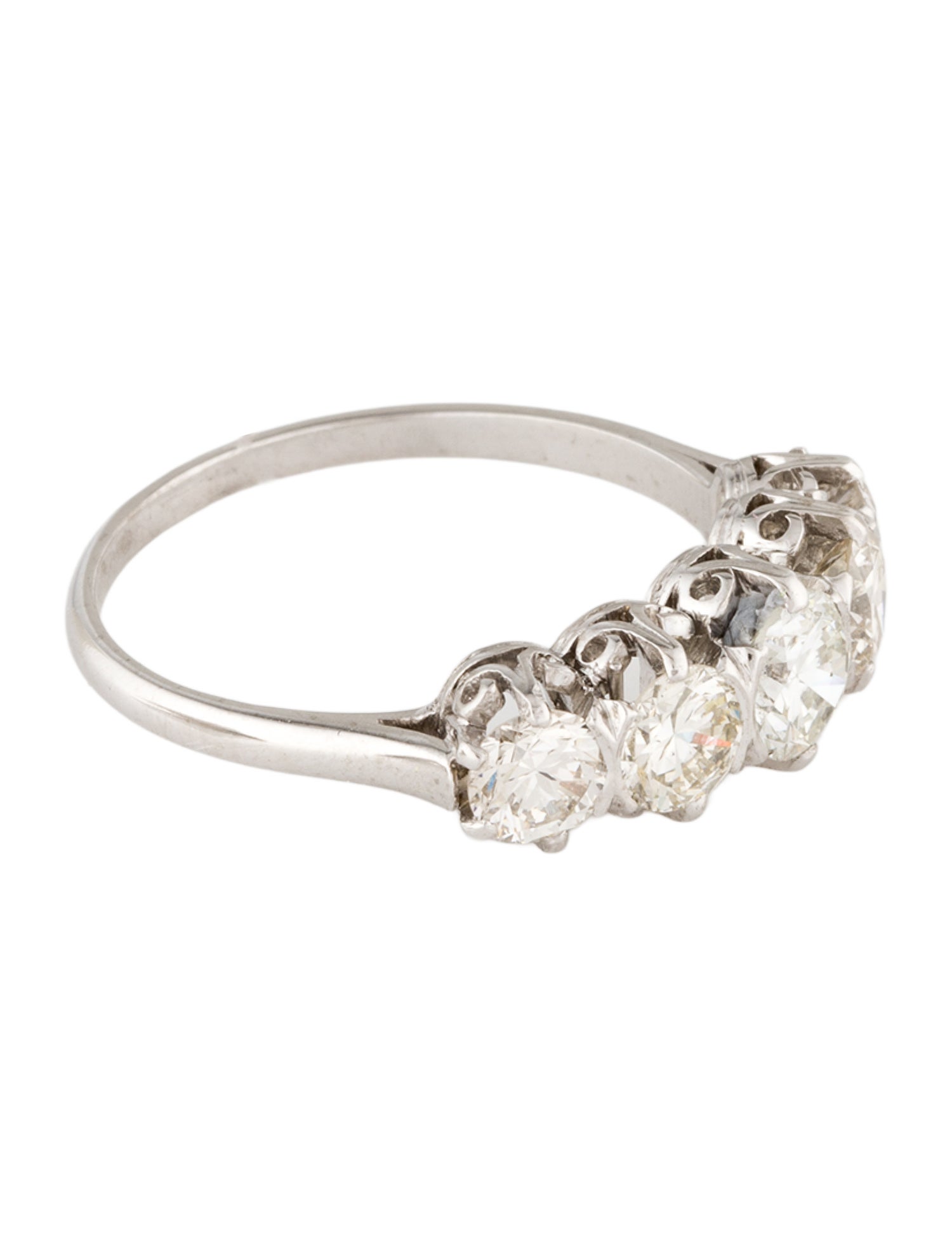 Ring Platinum 1.43ctw Diamond Cocktail