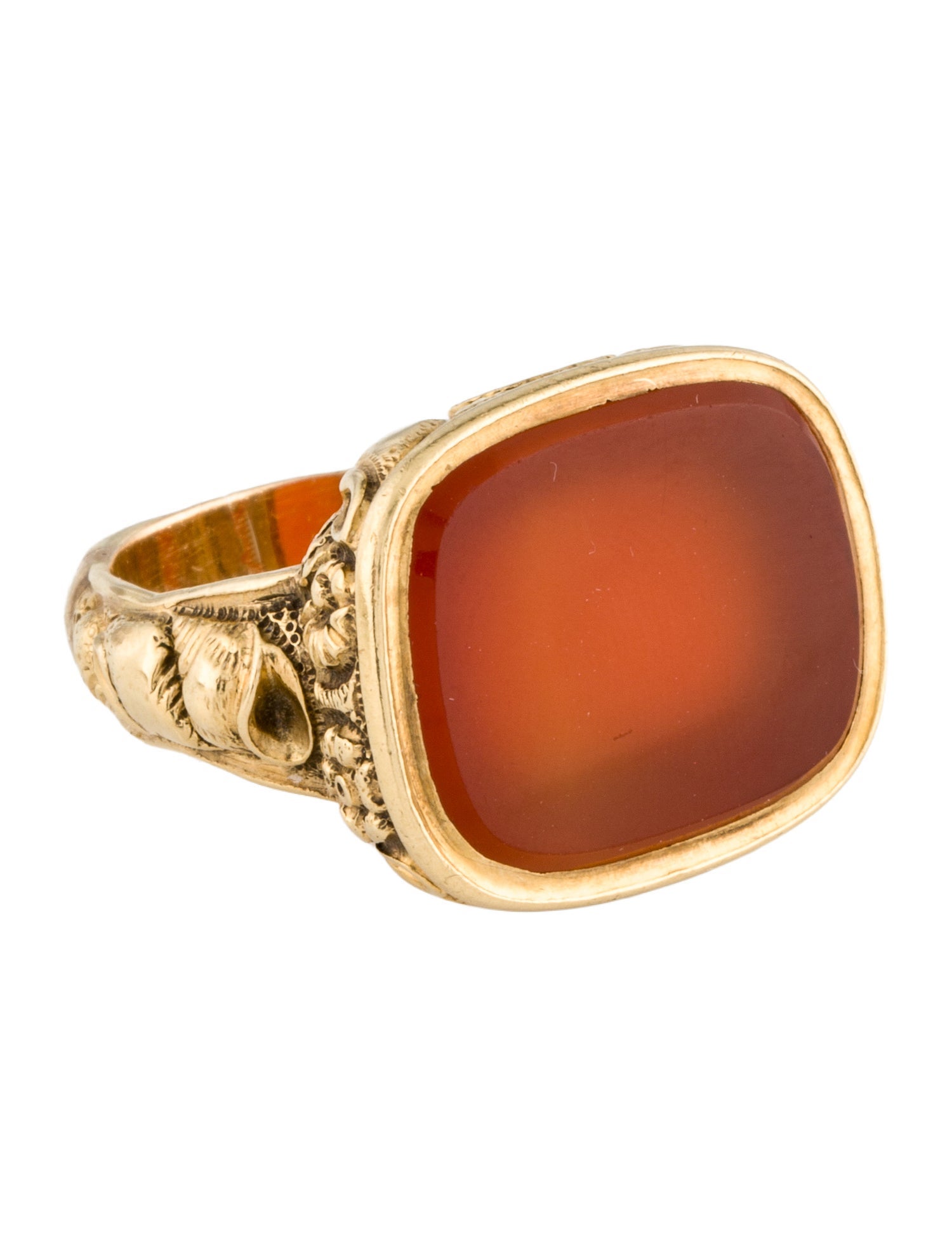 Ring Victorian 9K Carnelian