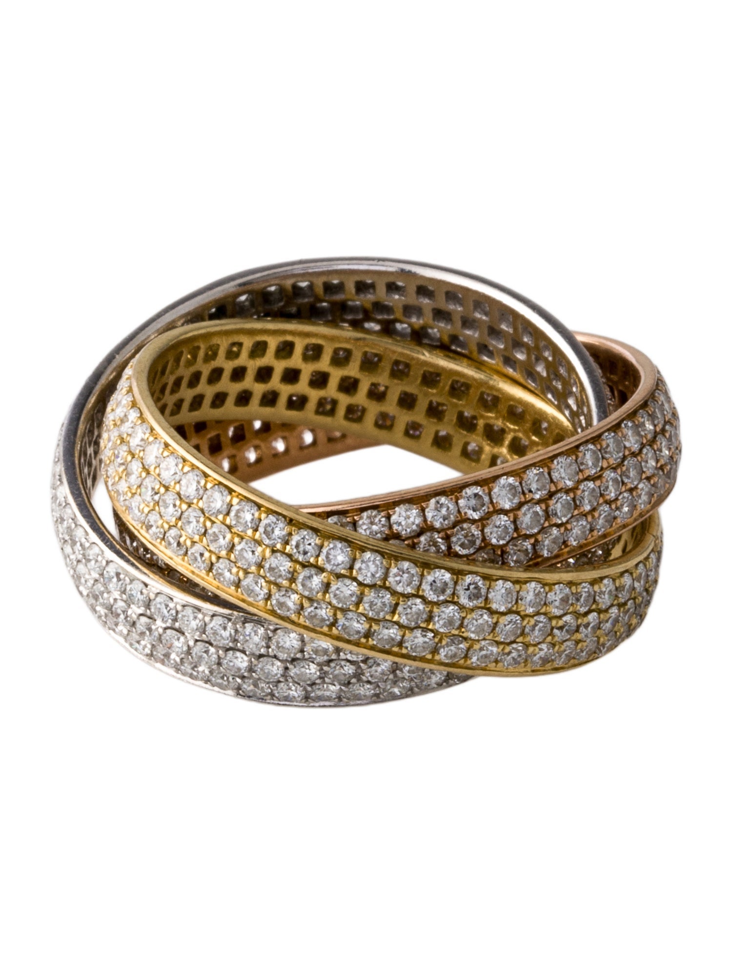 Ring 18K 2.75ctw Diamond Rolling