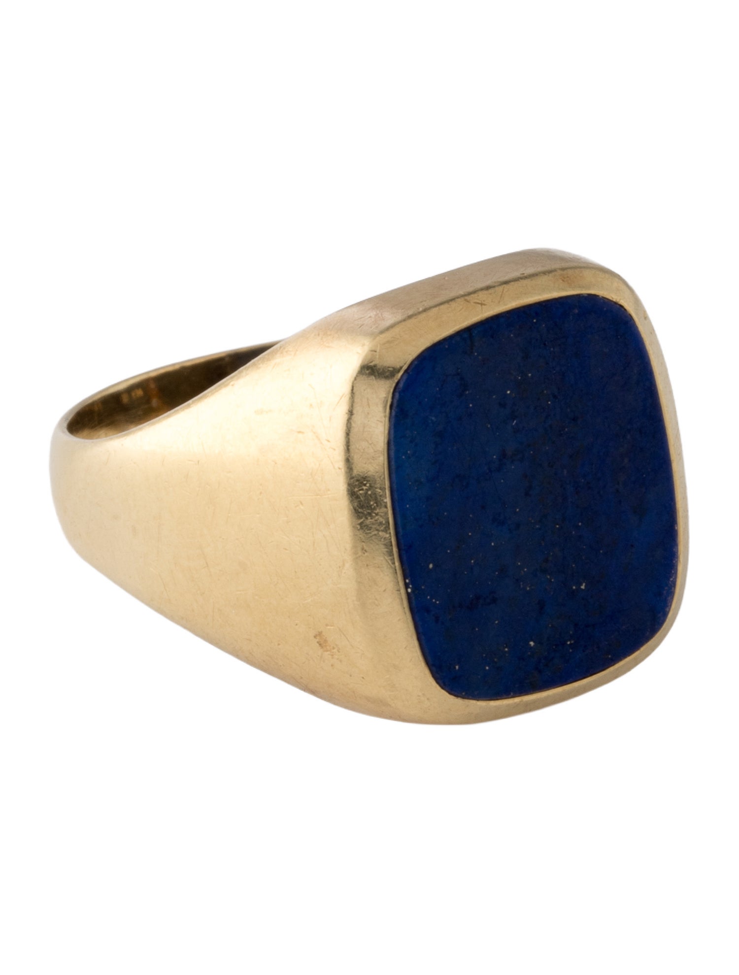Ring 18K Lapis Lazuli Signet Ring