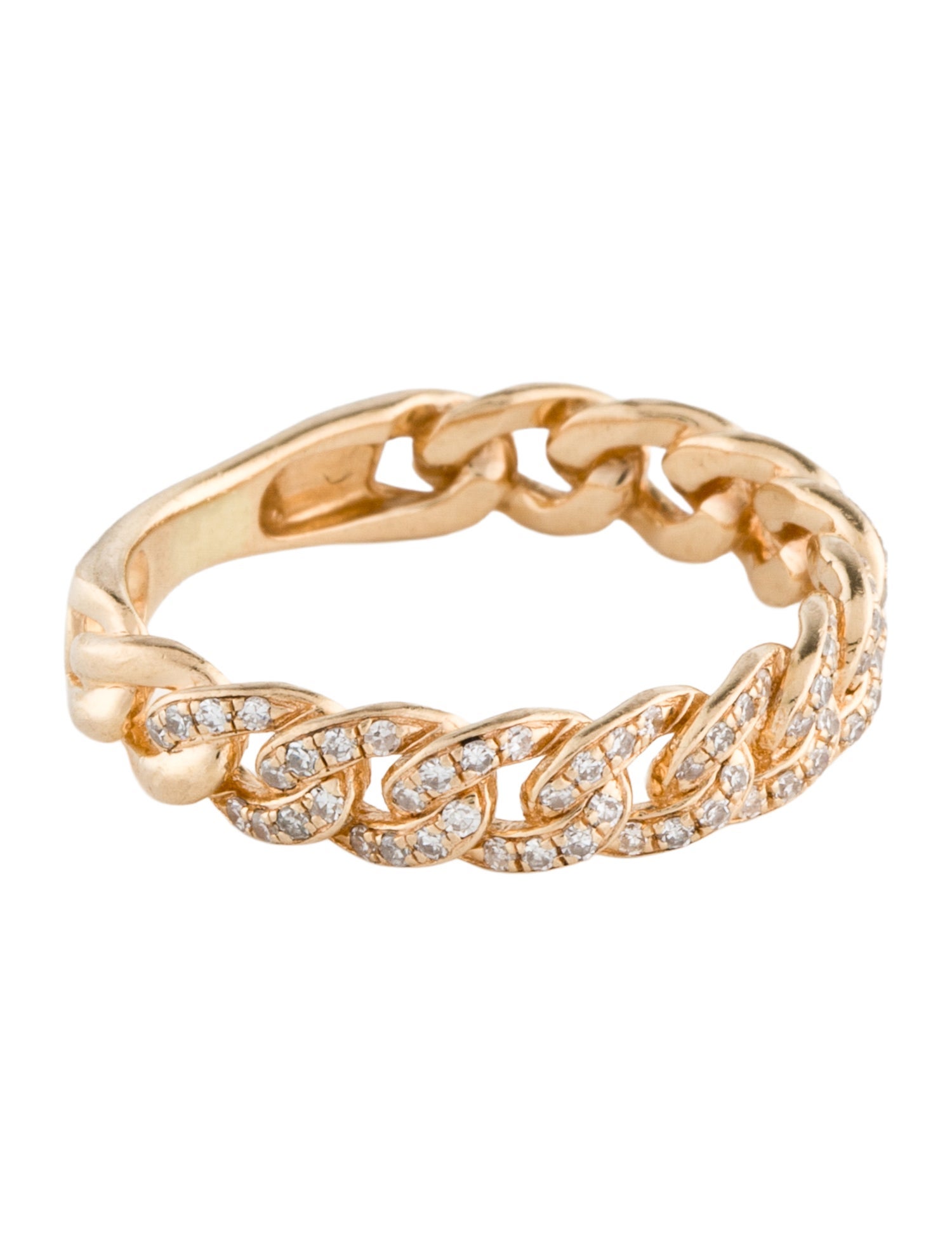 Ring 14K Diamond Chain