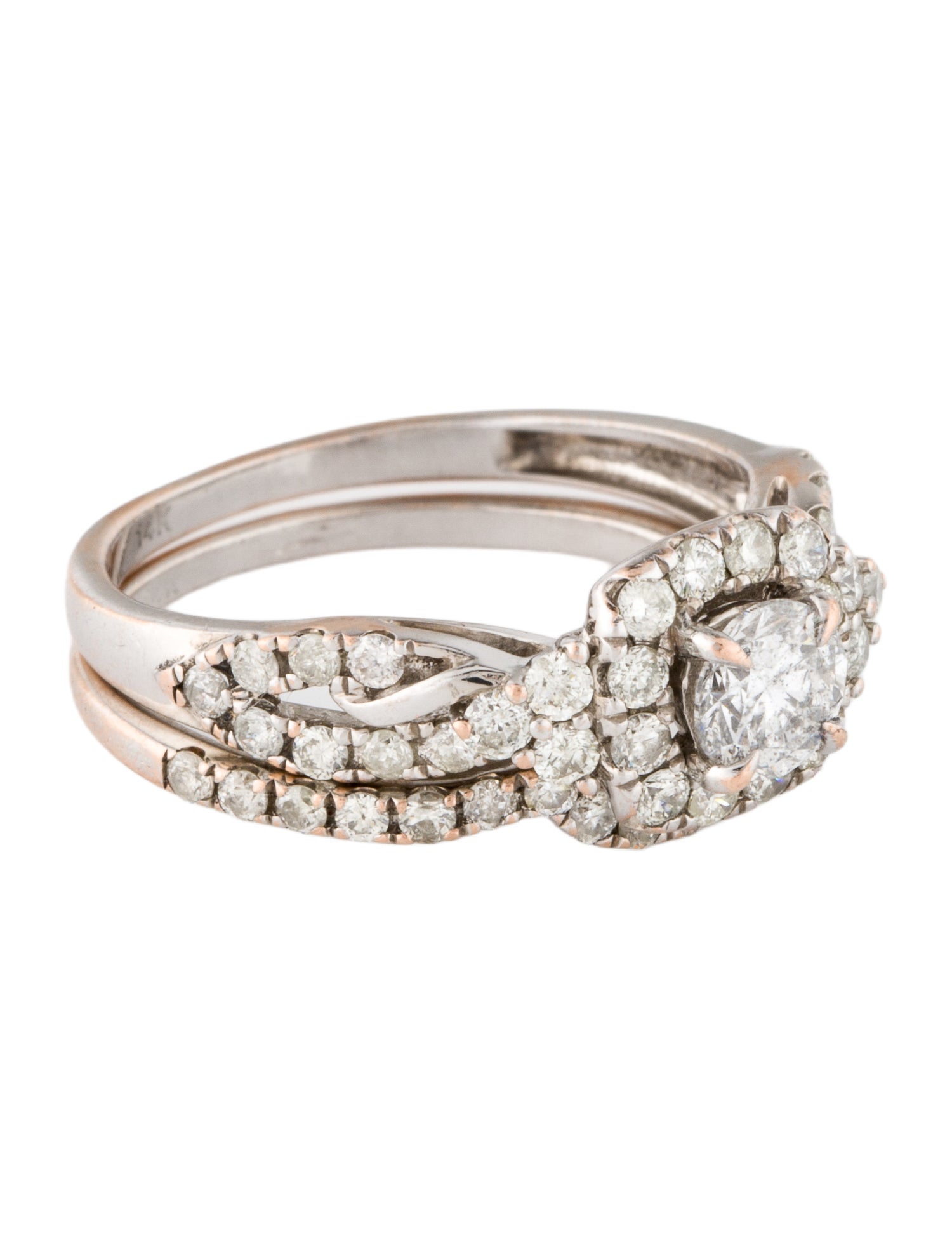 Ring 1.18ctw Diamond Wedding Set