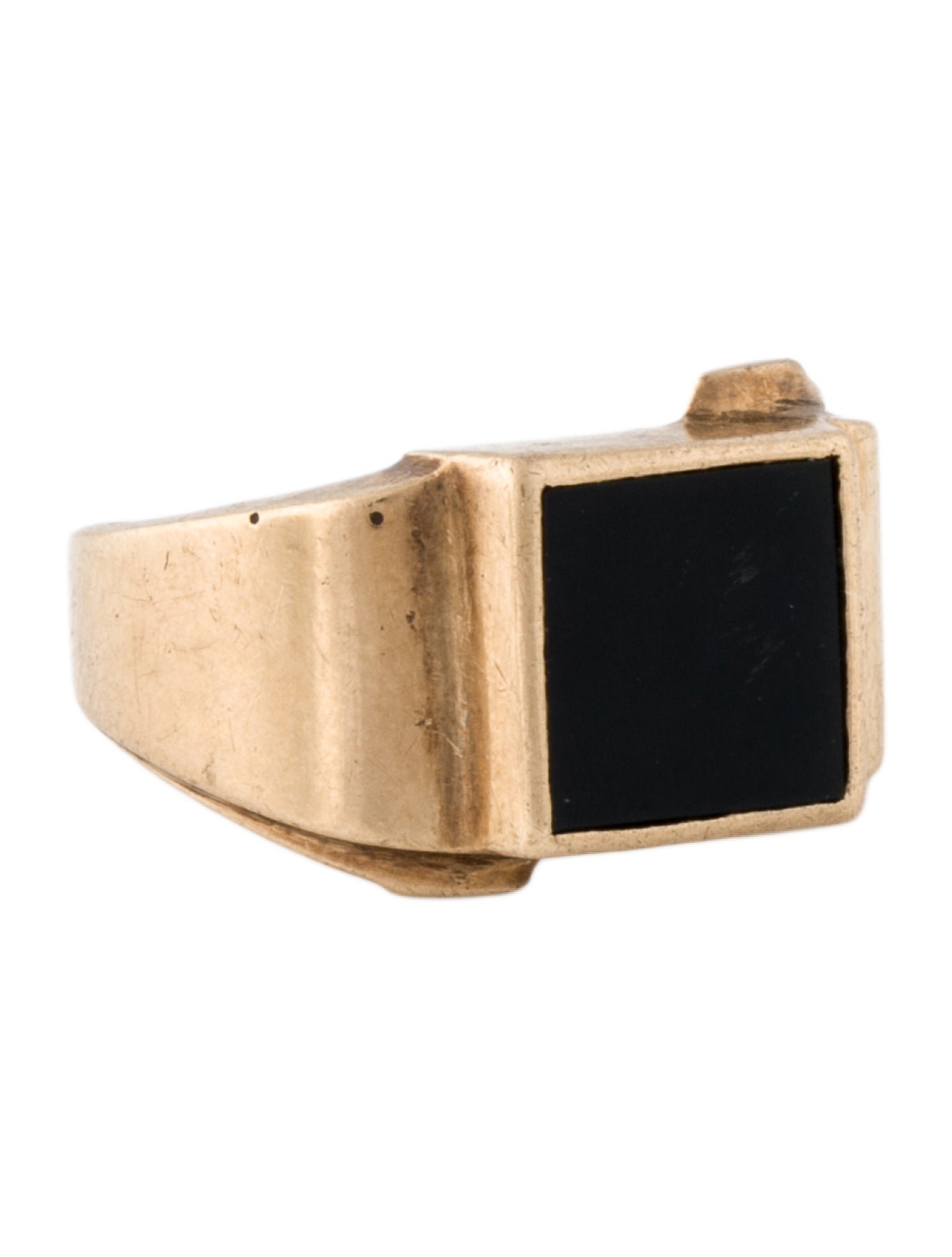 Ring 10K Onyx Signet