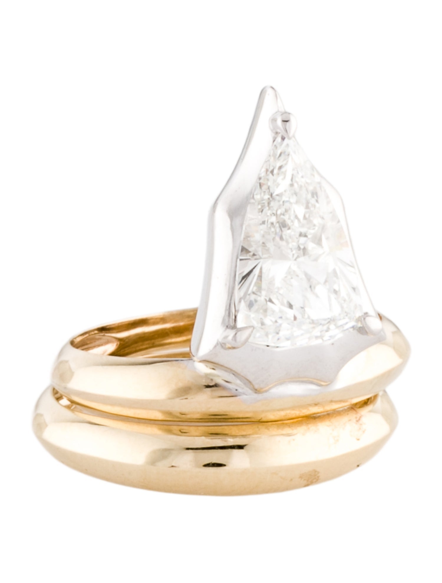Ring 14K 2.06ct Lab-Grown Diamond Wedding Set