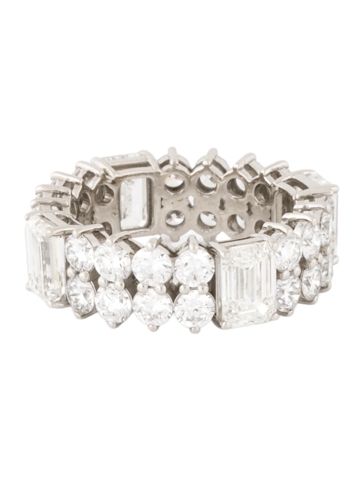 Ring Platinum Lab-Grown Diamond Eternity Band