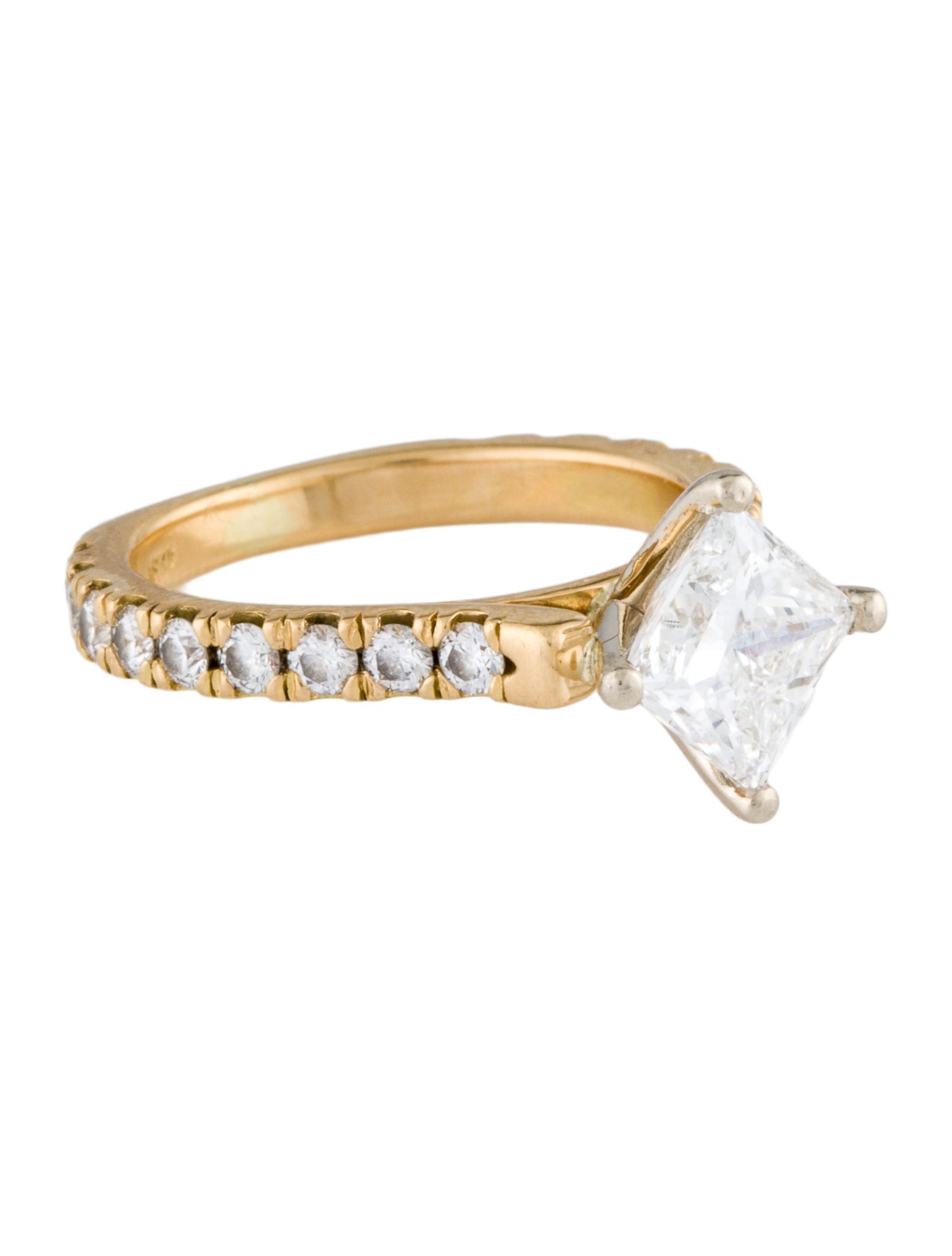 Ring 1.36ct Lab-Grown Diamond & Diamond Engagement