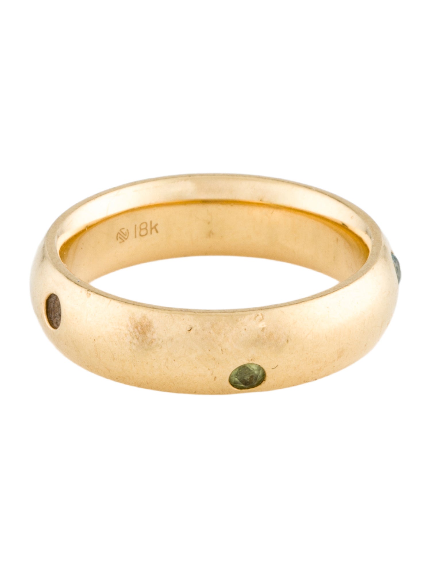 Ring 18K Flush Set Band