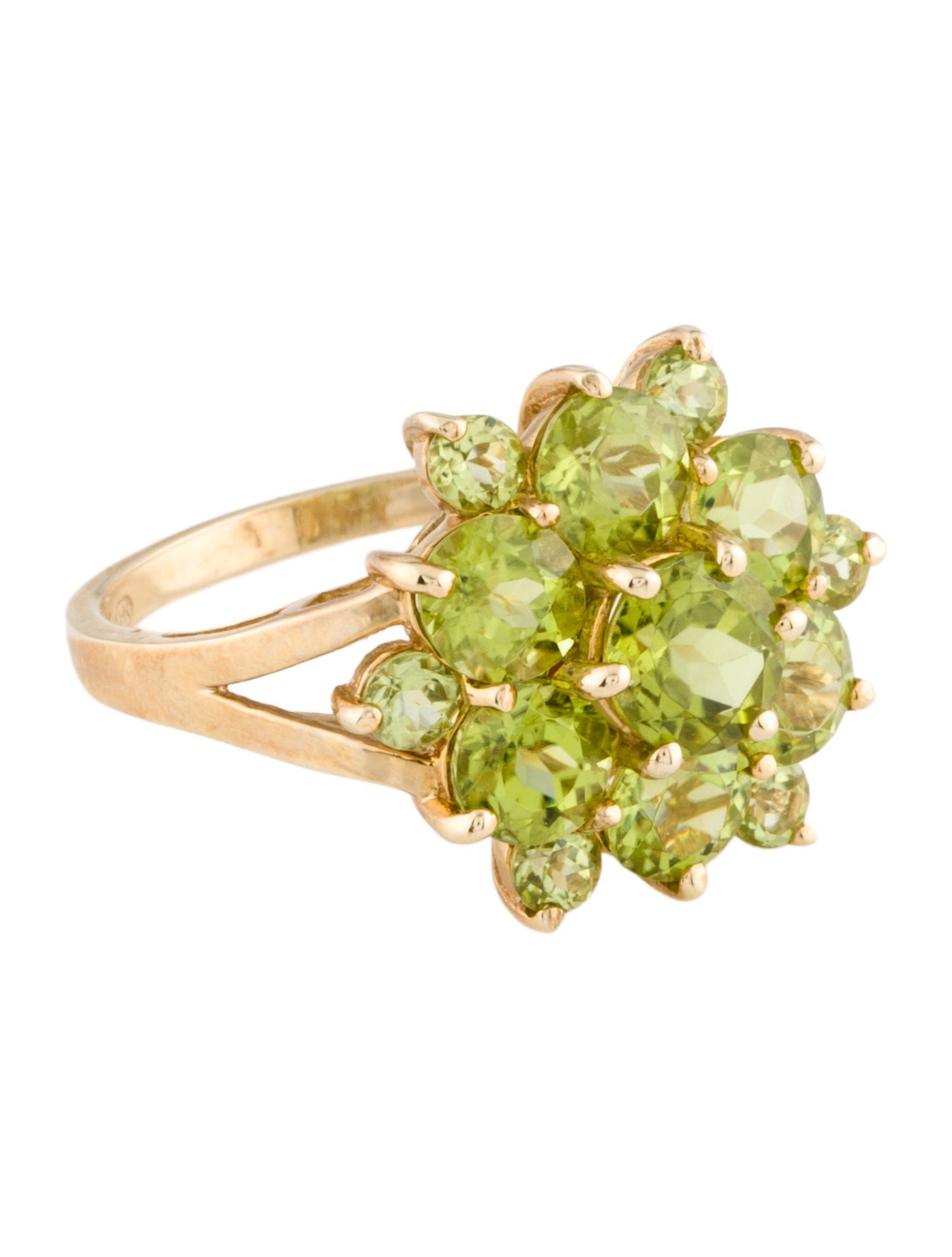 Ring 14K 4.90ctw Peridot Ring
