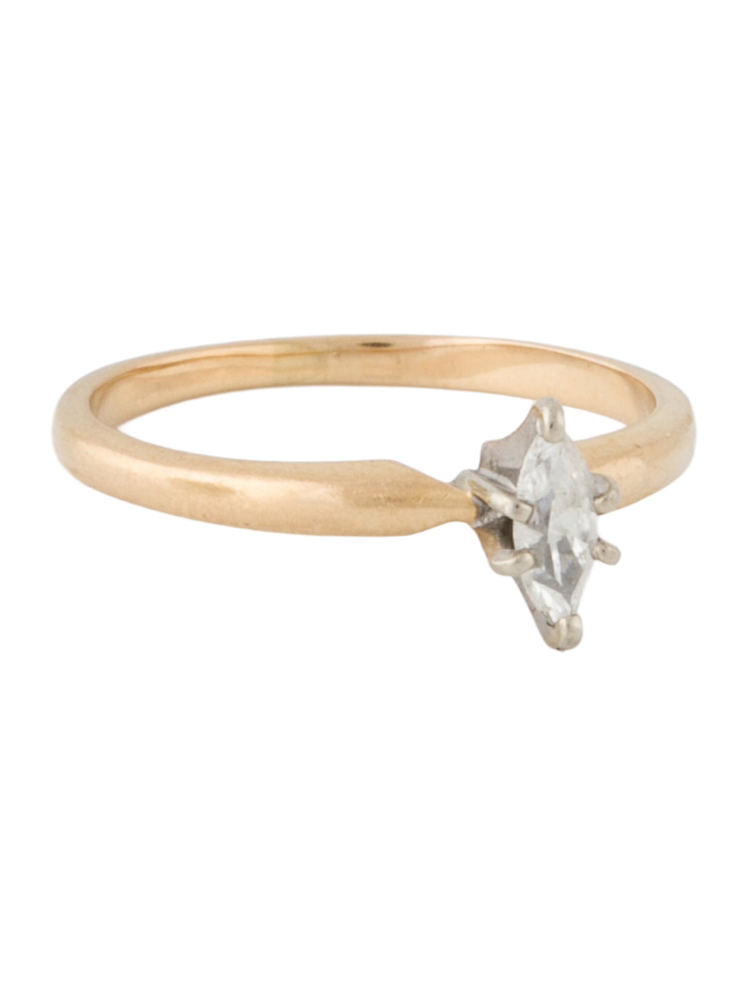 Ring 14K Diamond Solitaire Engagement