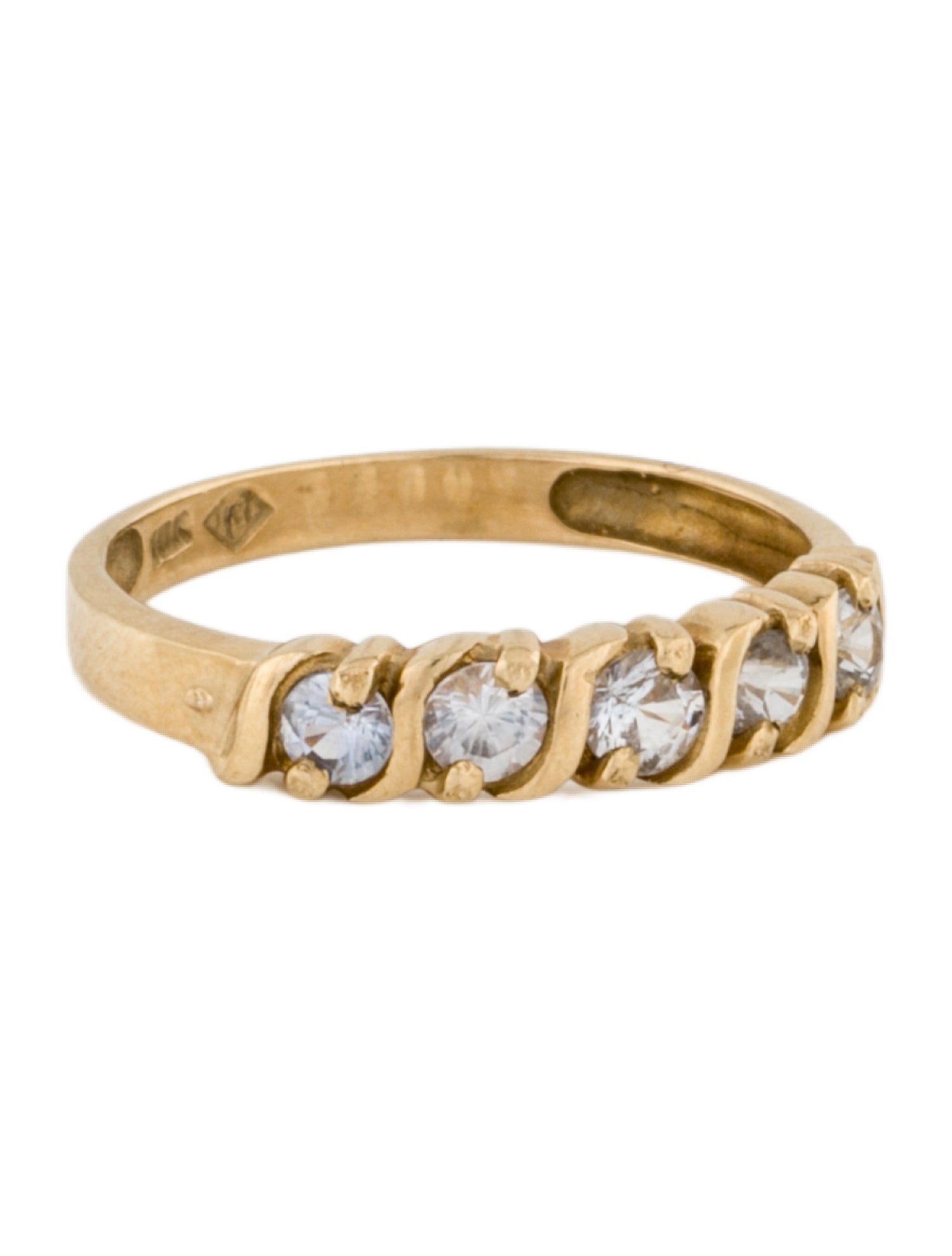Ring 10K Sapphire Band