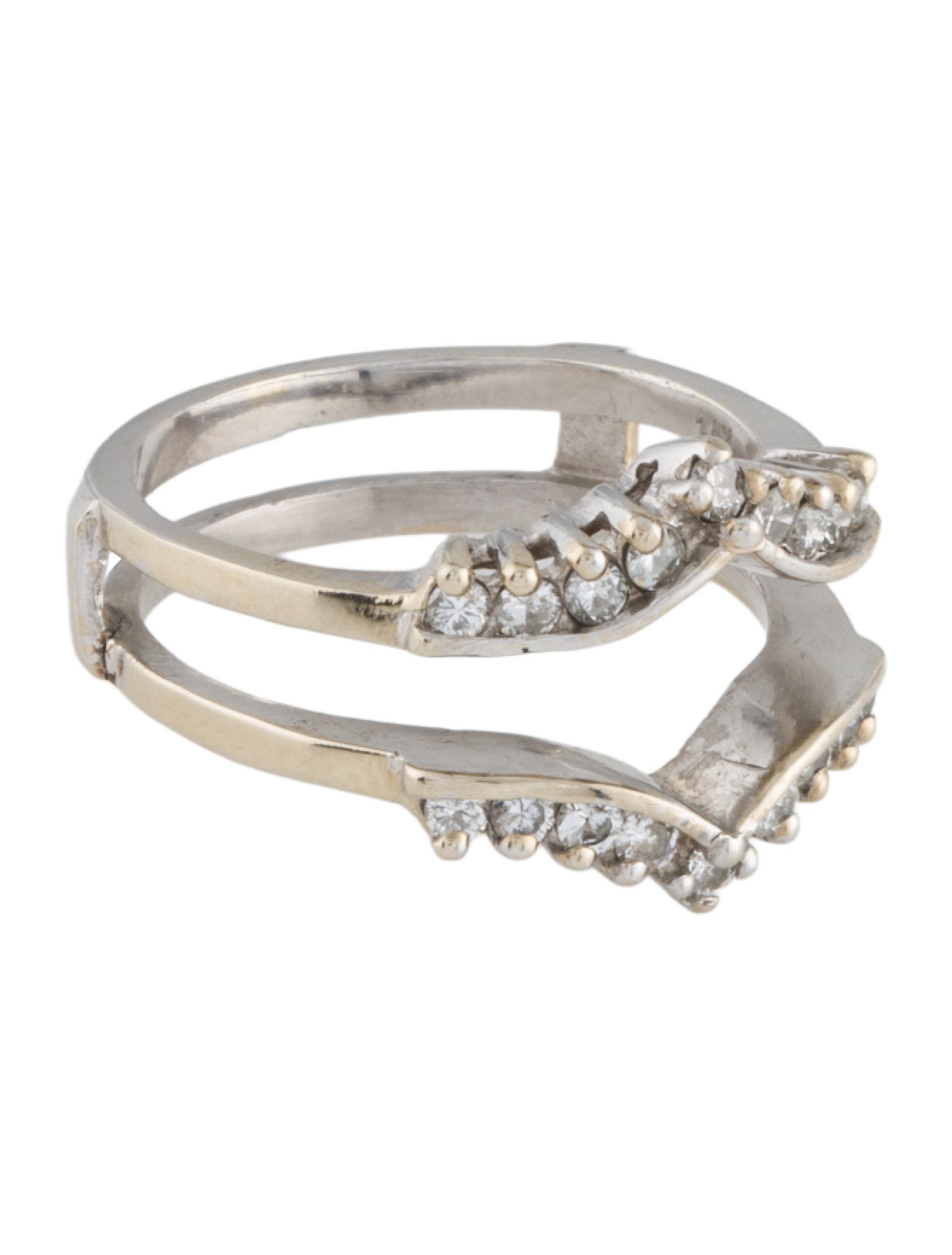 Ring 14K Diamond Nesting Wedding