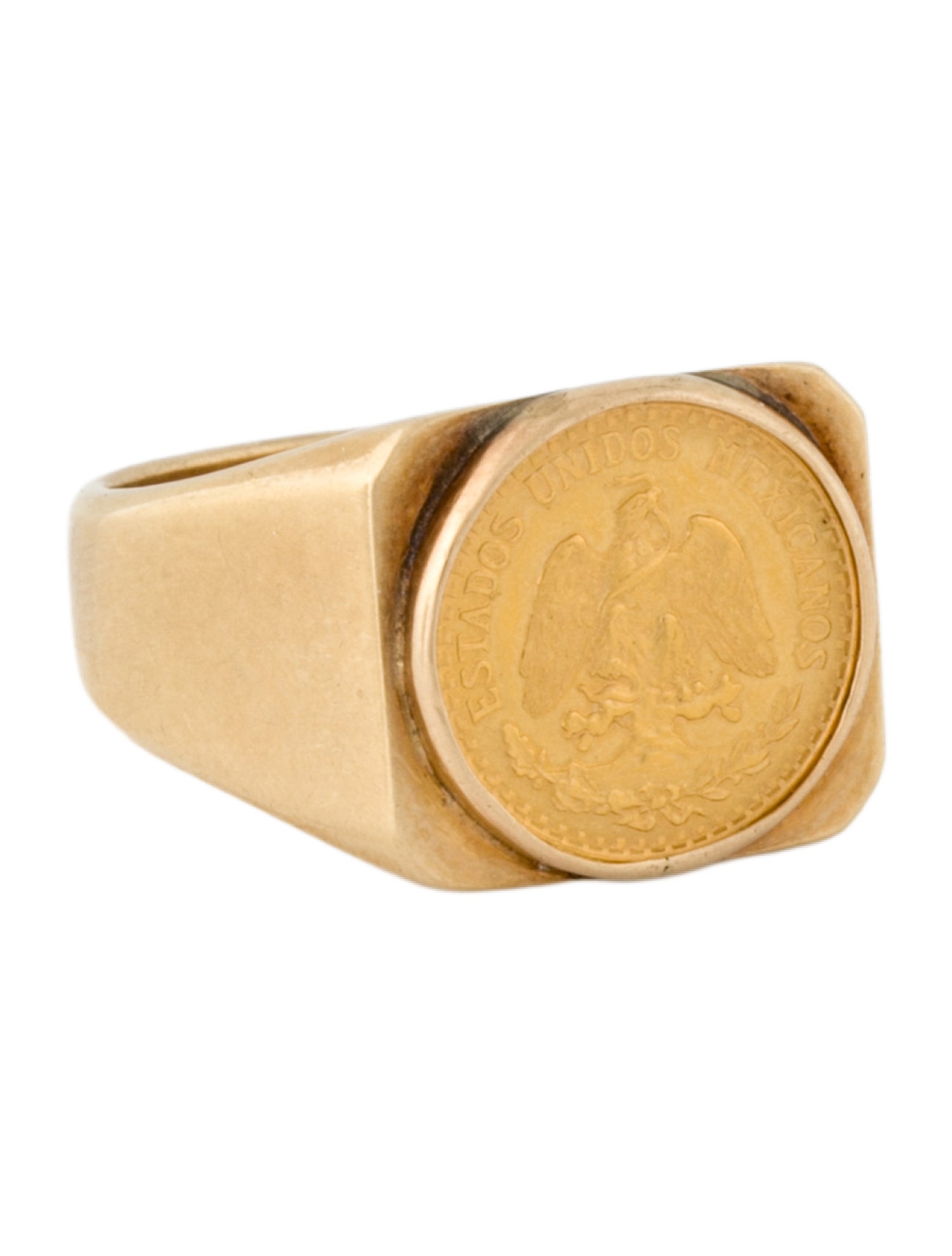 Ring Estados Unidos Mexicanos Peso Signet