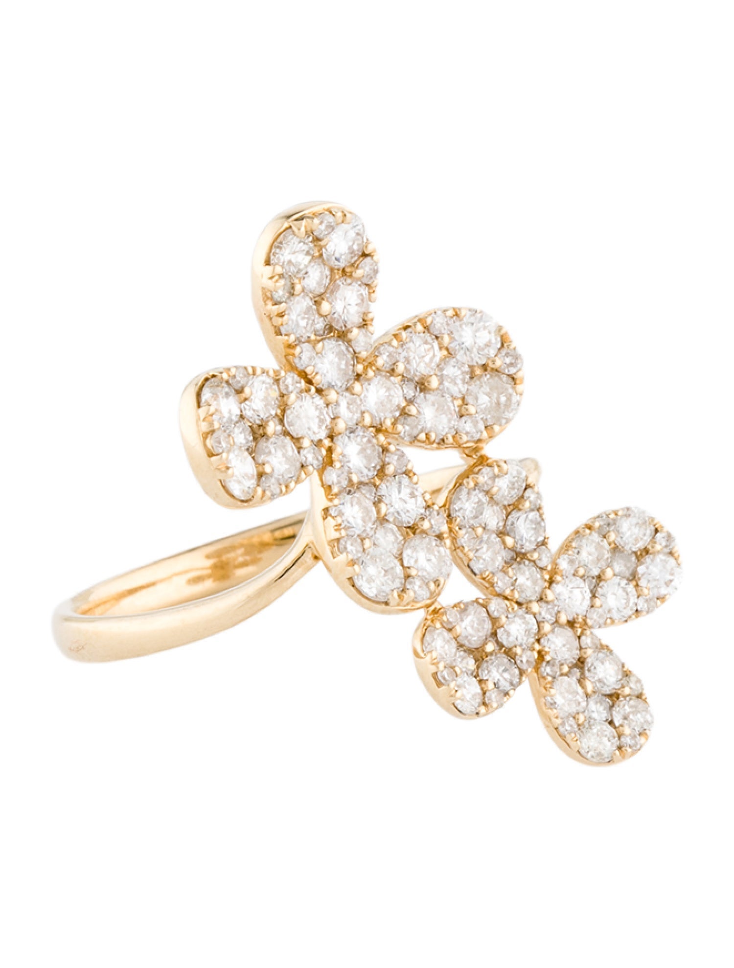 Ring 14K 1.65ctw Diamond Cocktail