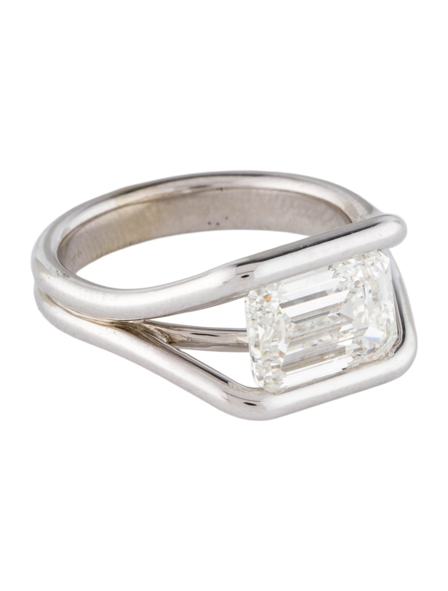Ring 14K 3.09ct Lab-Grown Diamond