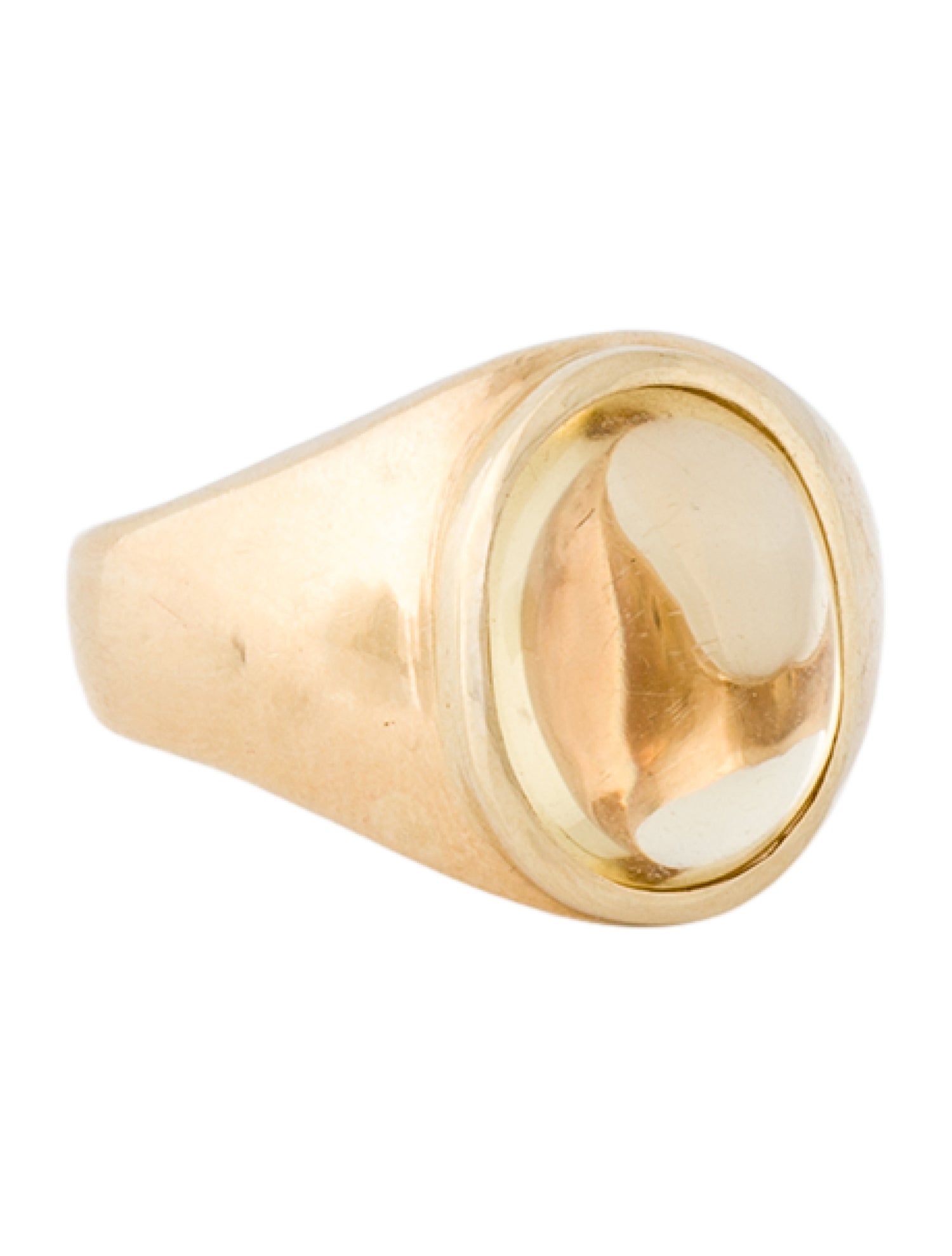 Ring 14K 7.31ct Citrine Cocktail
