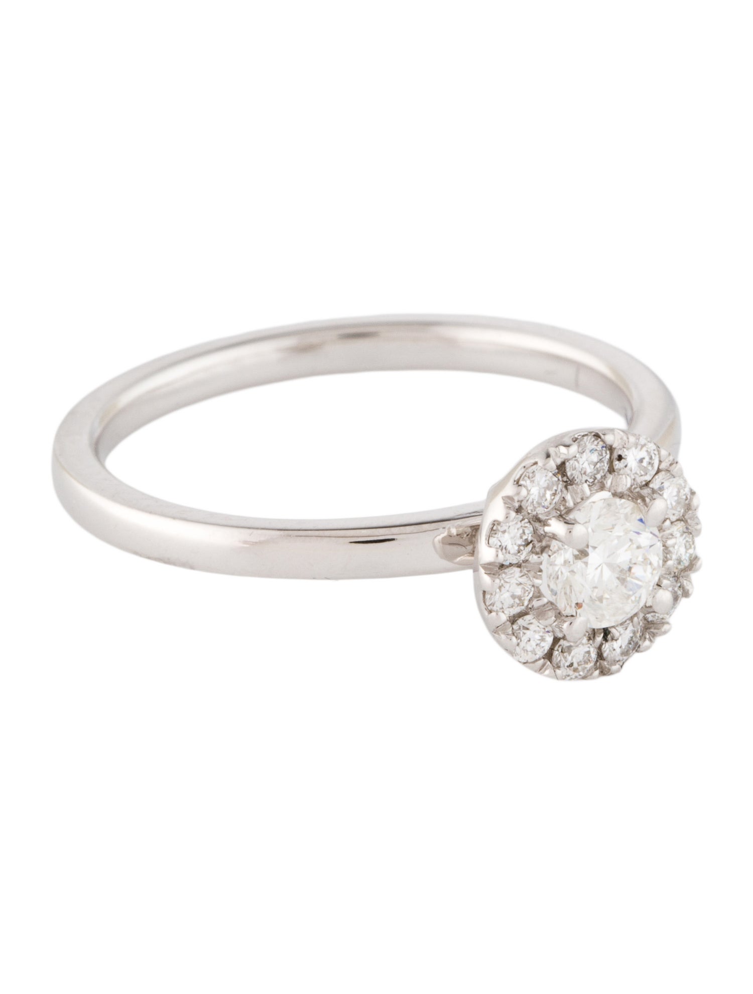 Ring 14K Diamond Halo Engagement