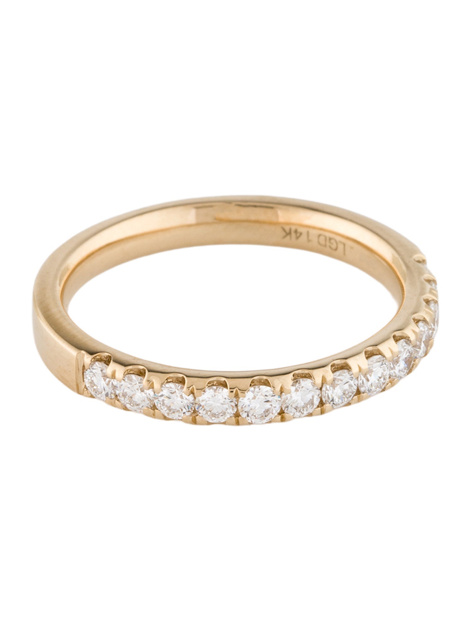Ring 14K Lab-Grown Diamond Band