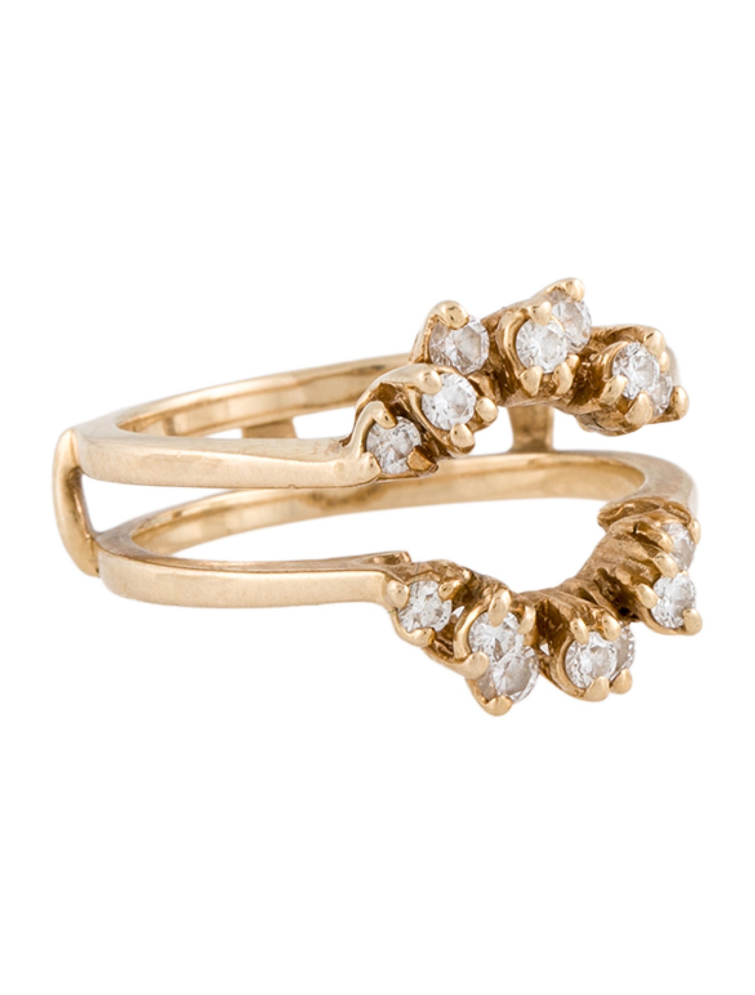 Ring 14K Diamond Jacket
