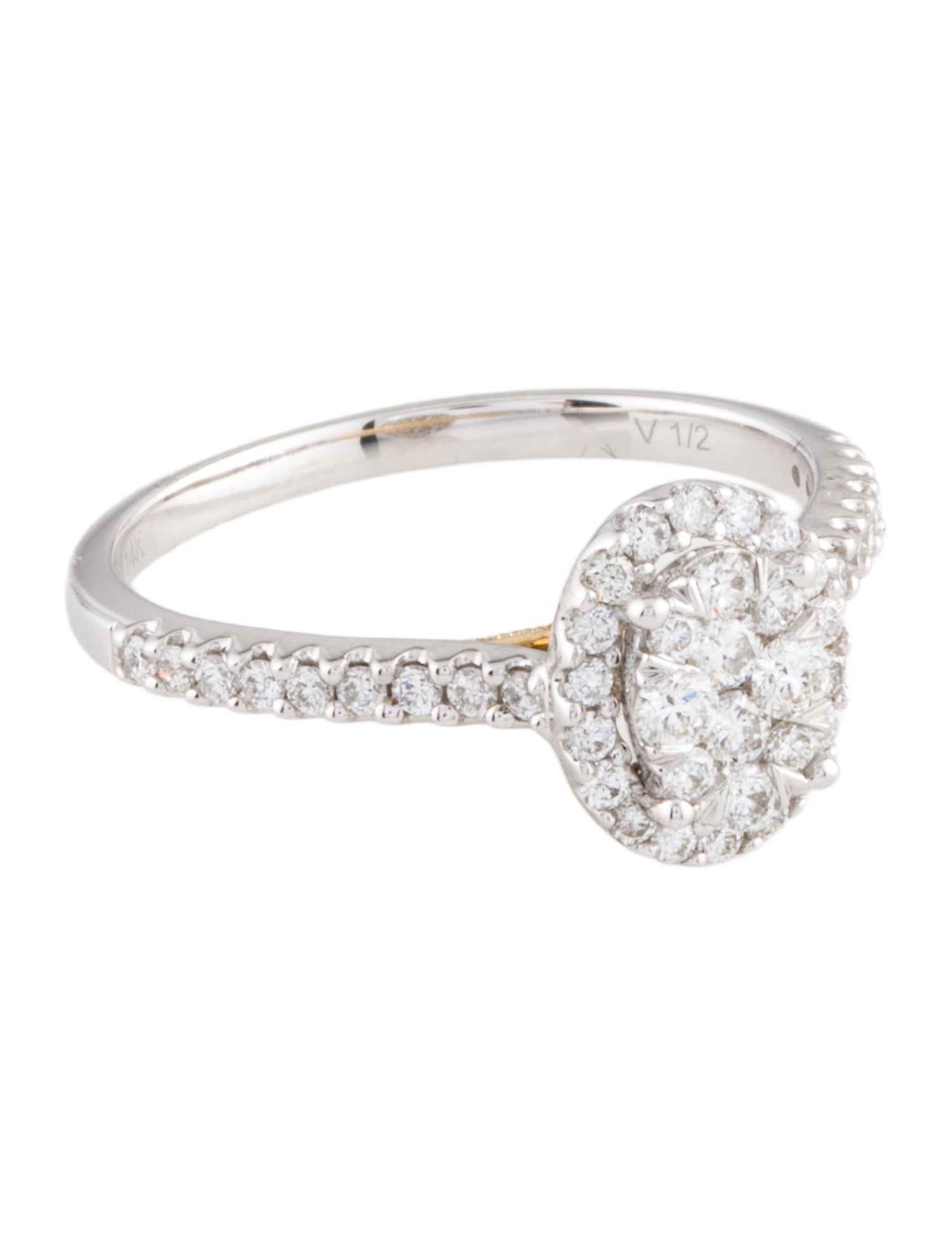 Ring 14K Diamond Cocktail