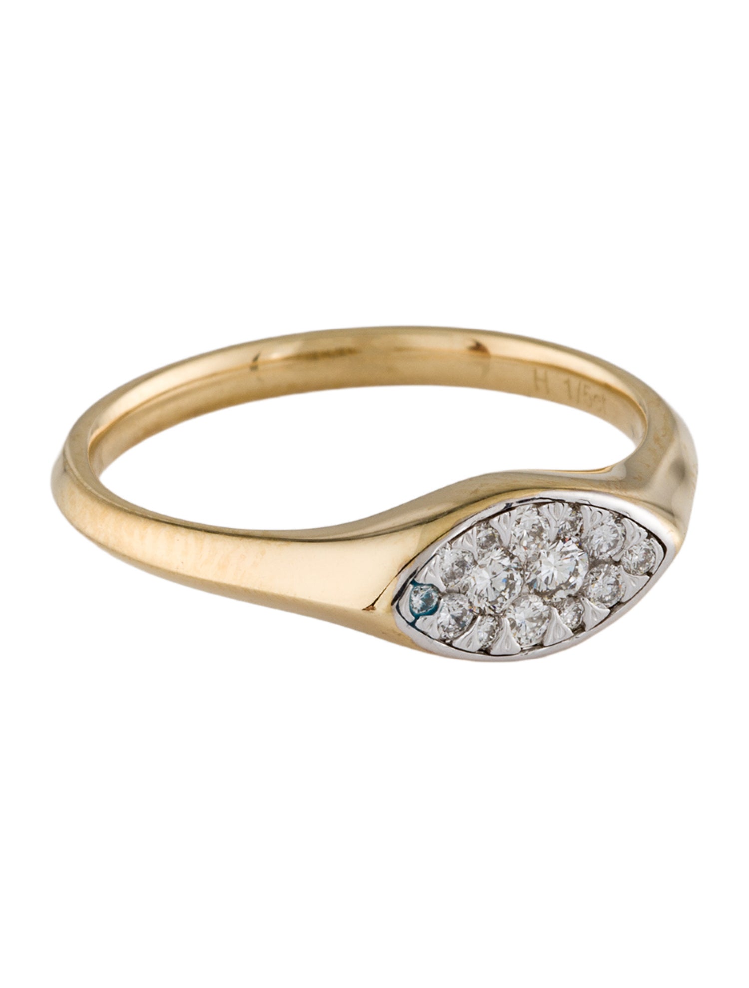 Ring 14K Diamond Cocktail