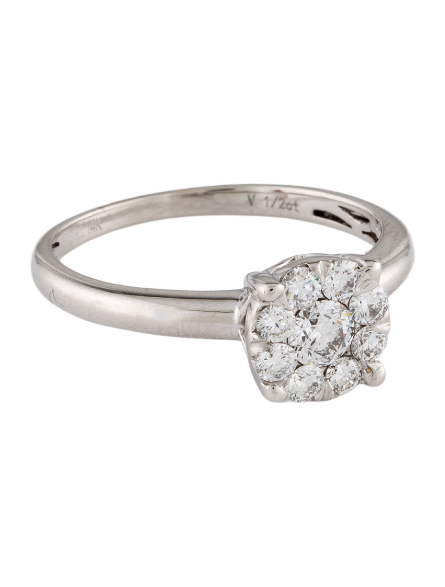 Ring 14K Diamond Cocktail Ring