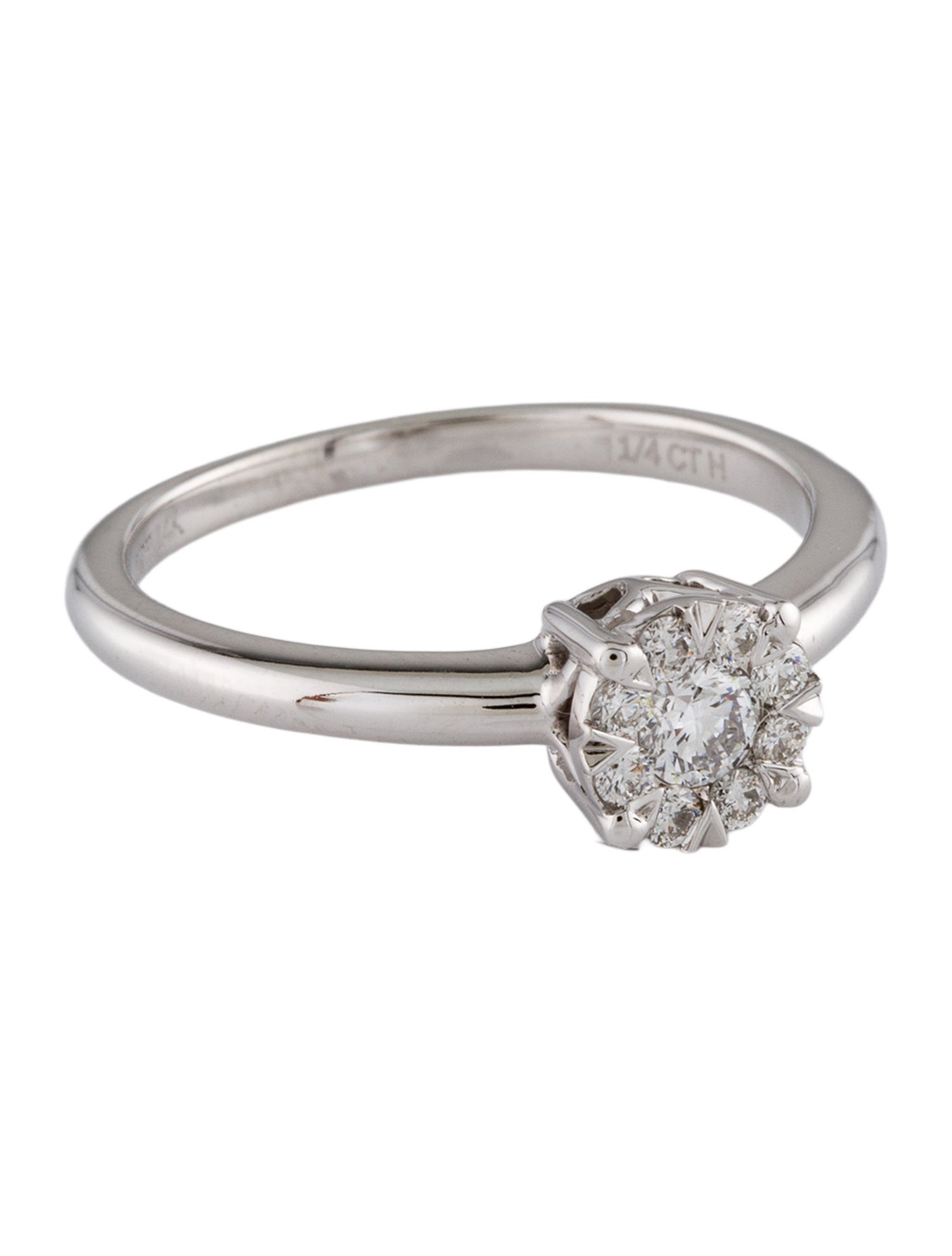 Ring 14K Diamond Cocktail