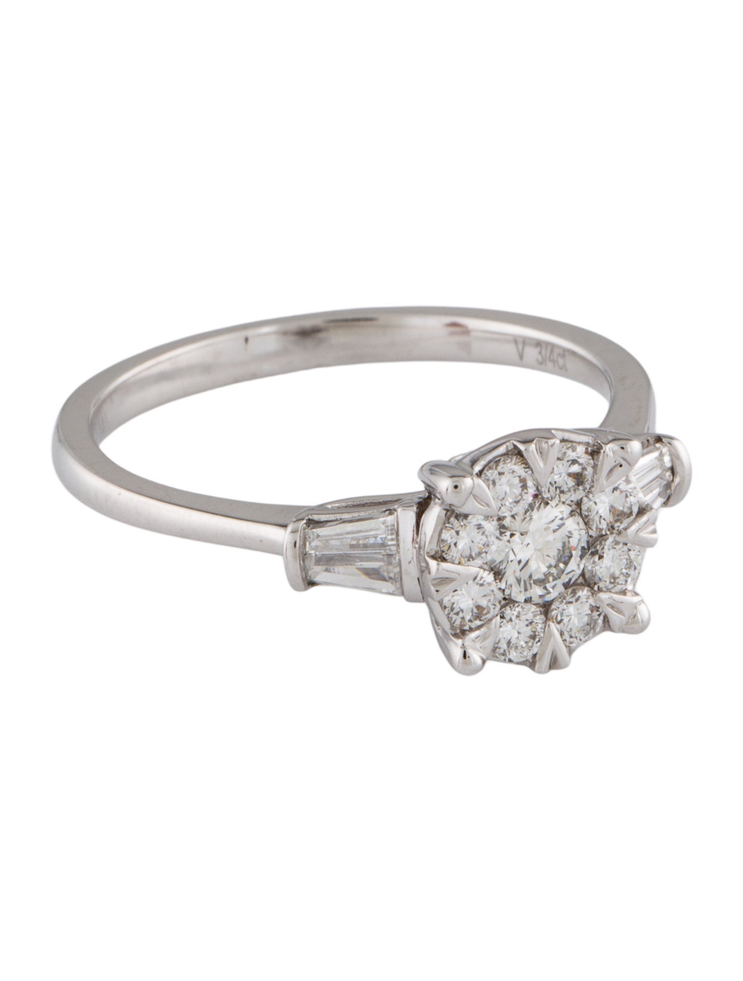 Ring 14K Diamond Cocktail