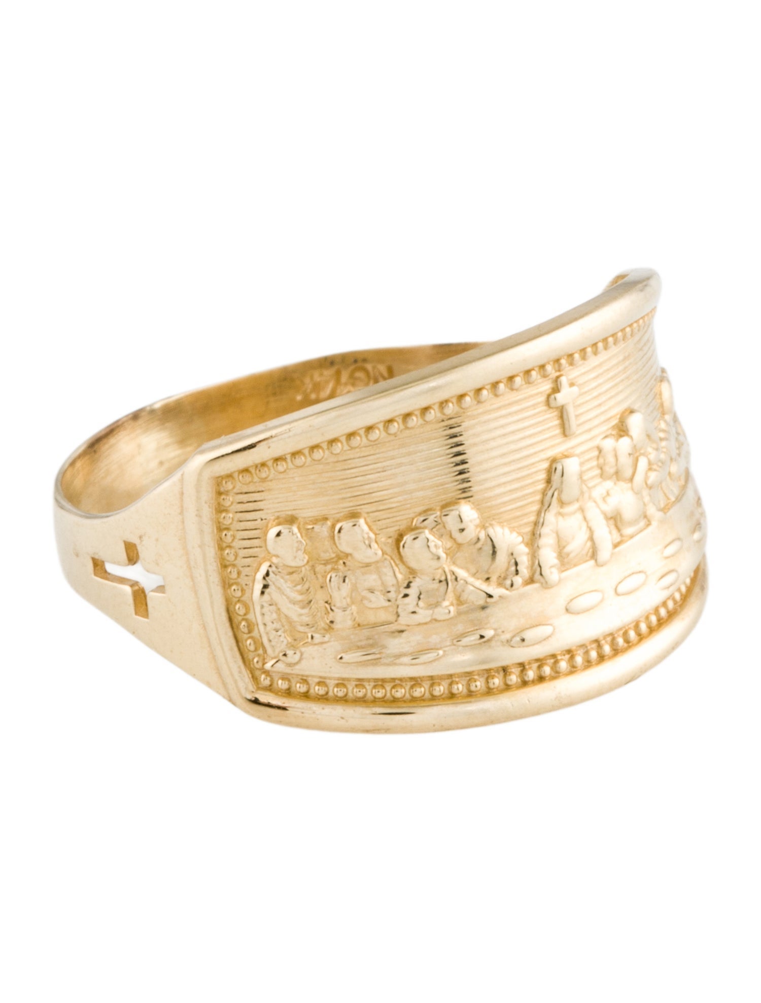 Ring 14K Last Supper Cocktail