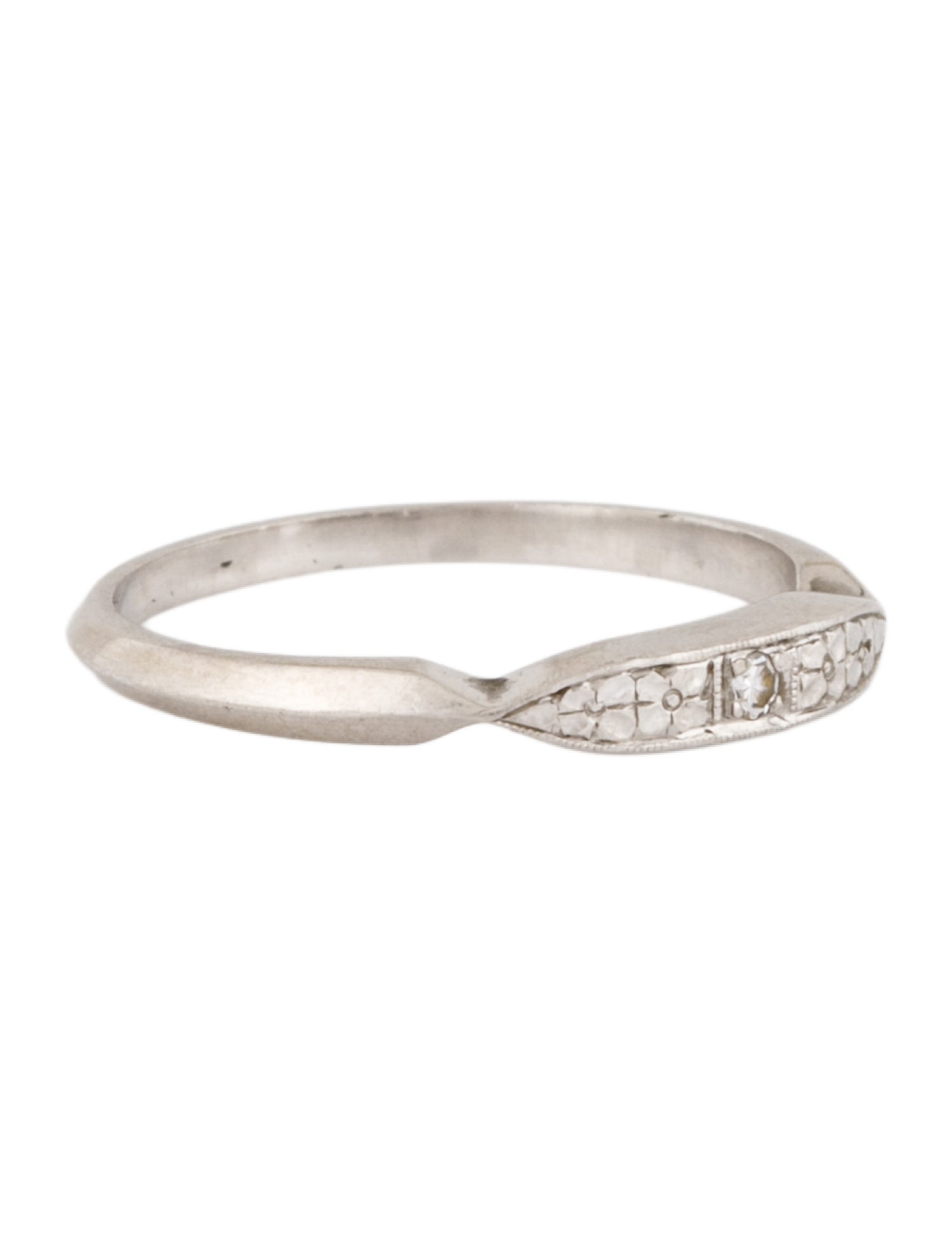 Ring Platinum Diamond Band