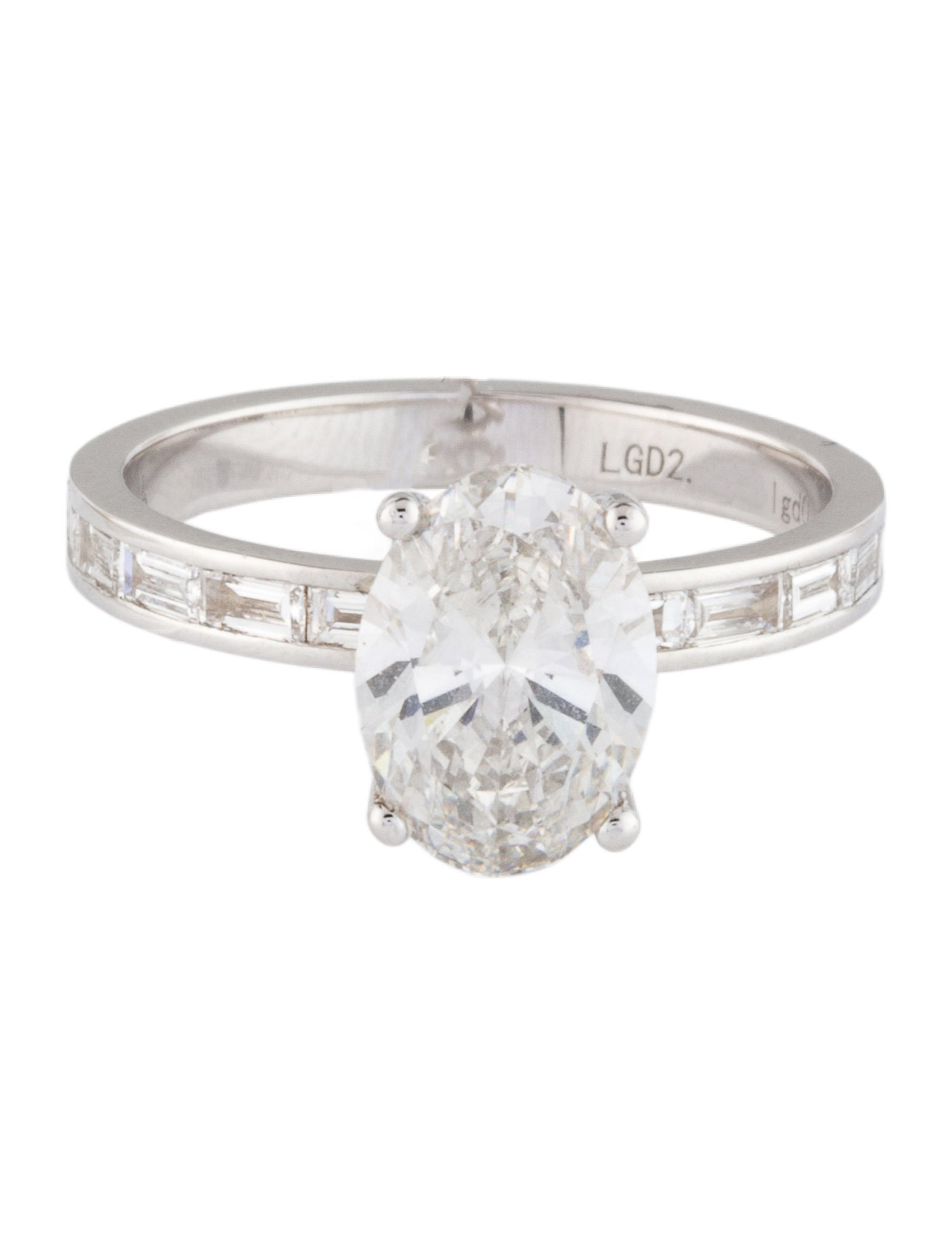 Ring 14K 2.05ct Lab-Grown Diamond Engagement