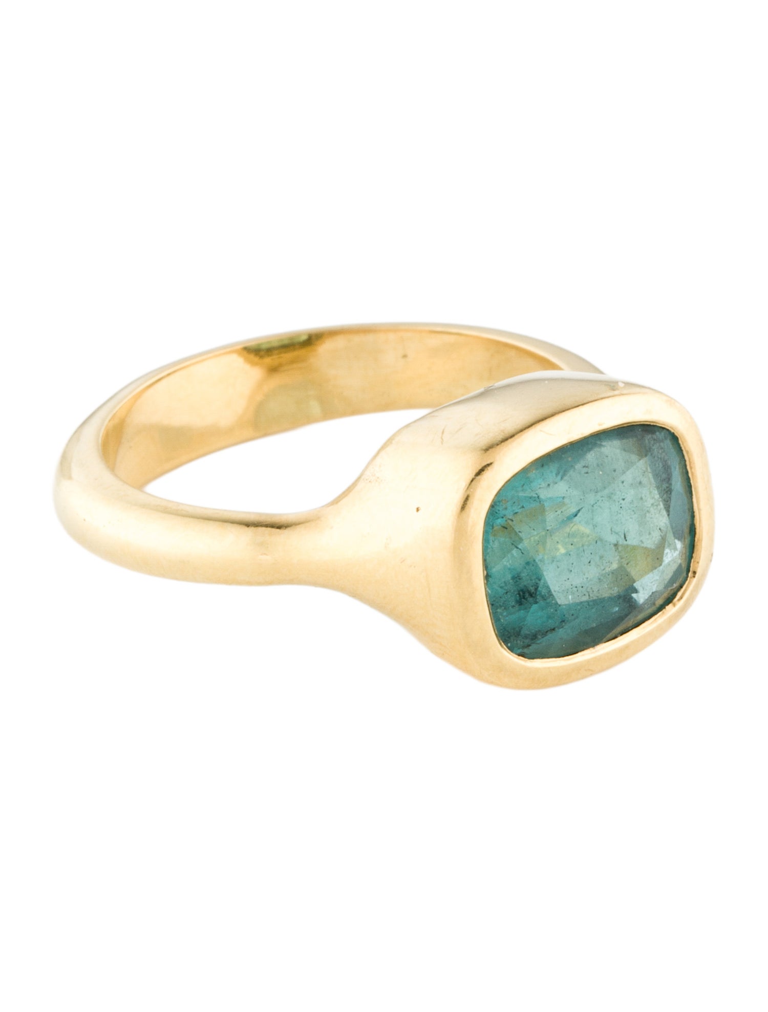 Ring 18K 4.04ctw Tourmaline Cocktail