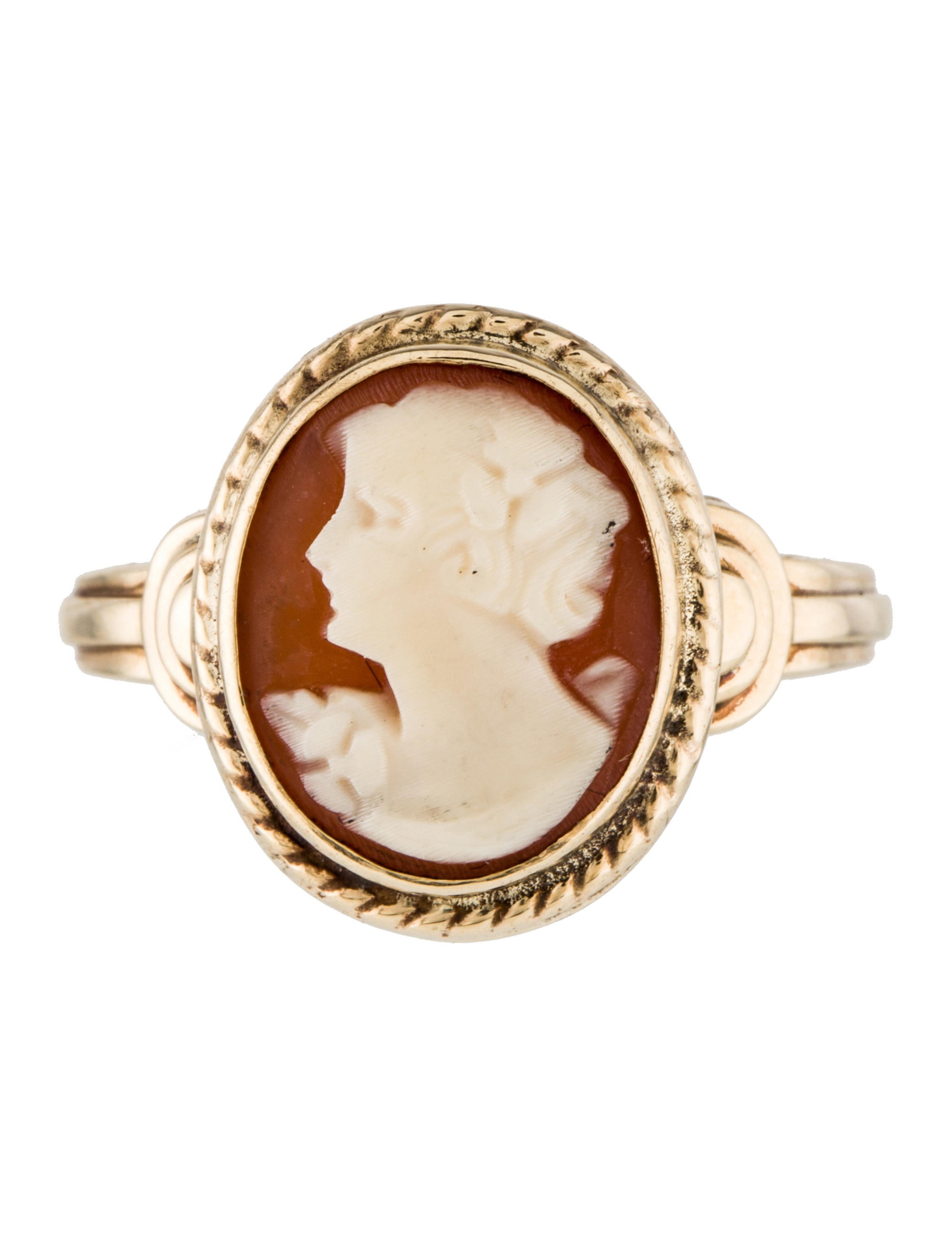 14K Cameo Ring Rings RRING38208 The RealReal