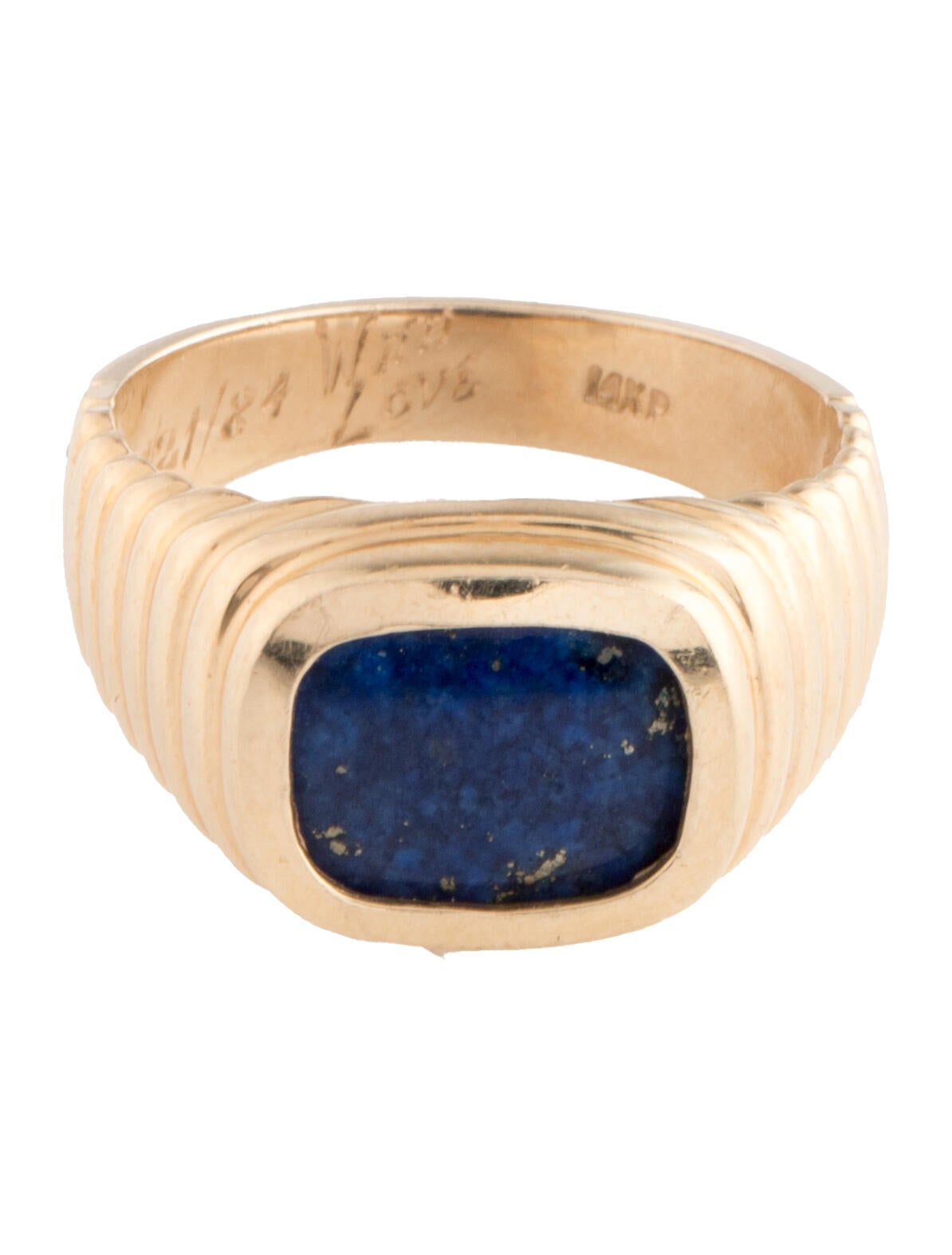 Ring 14K Lapis Lazuli Cocktail