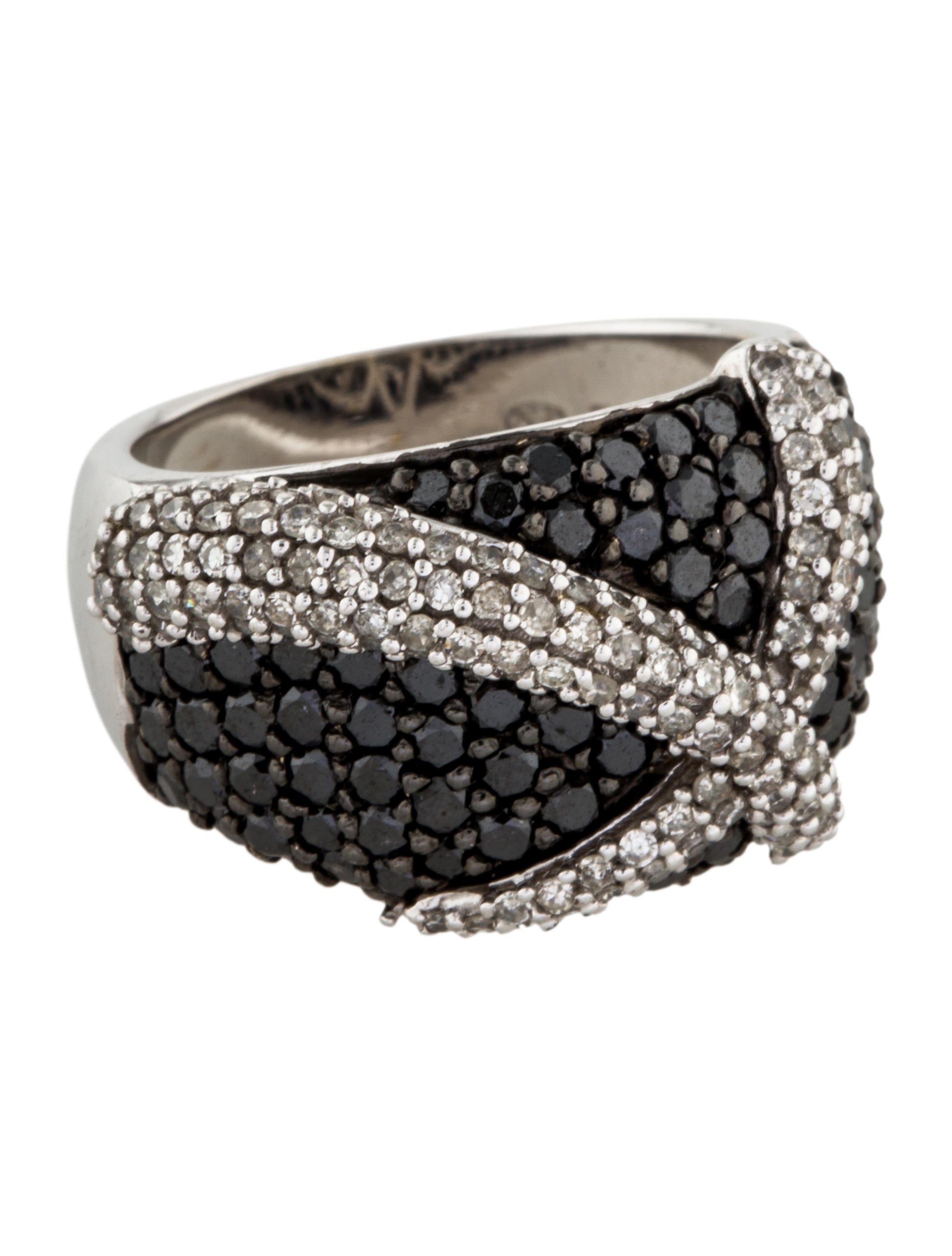 Ring 14K Diamond X Ring Rings RRING38765 The RealReal