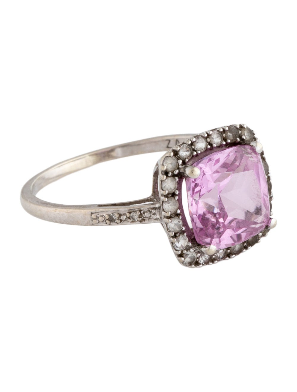 10K Lab-Grown Diamond & Synthetic Sapphire Cocktail Ring