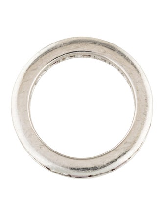 Ring Platinum Diamond & Ruby Eternity Band