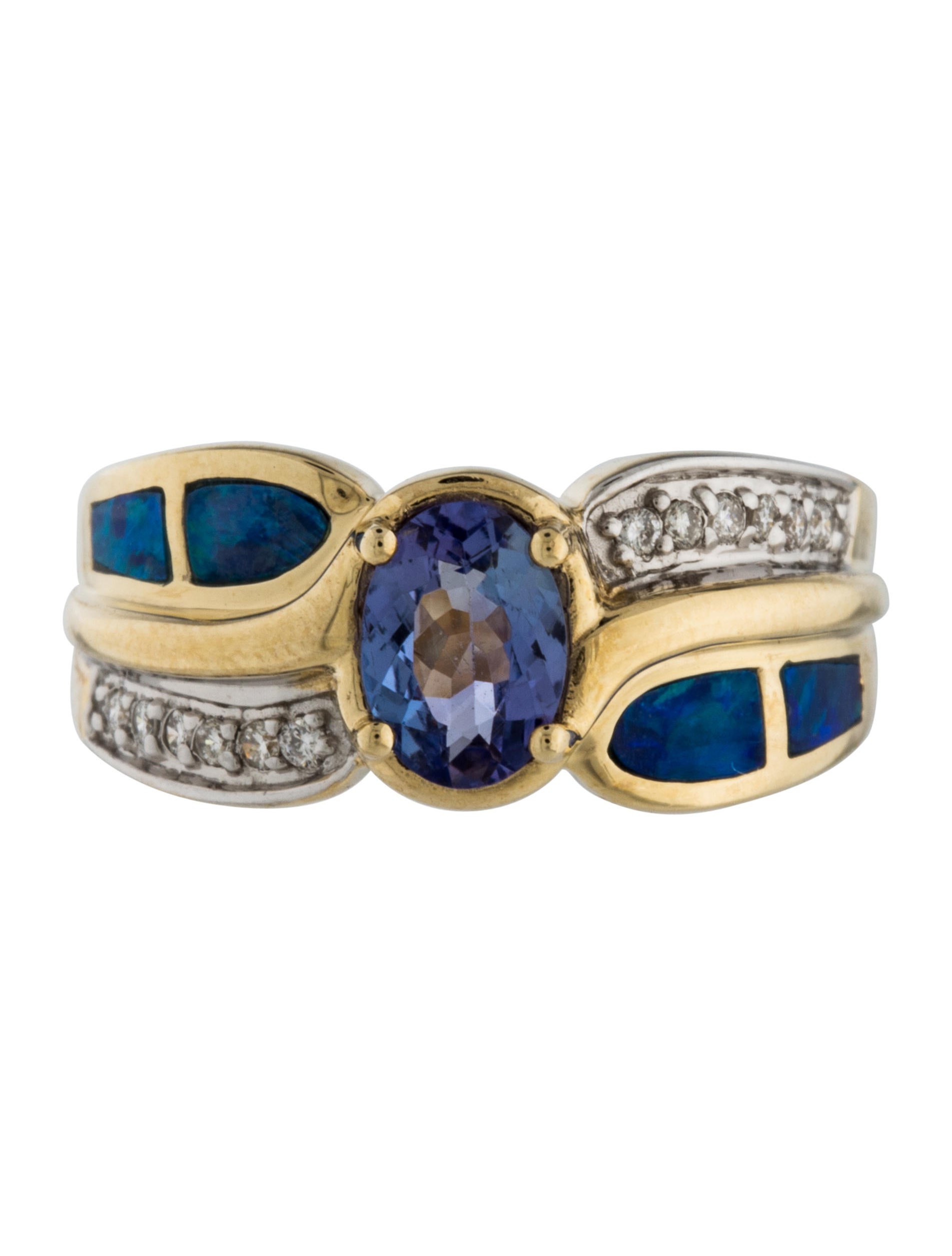 tanzanite black opal