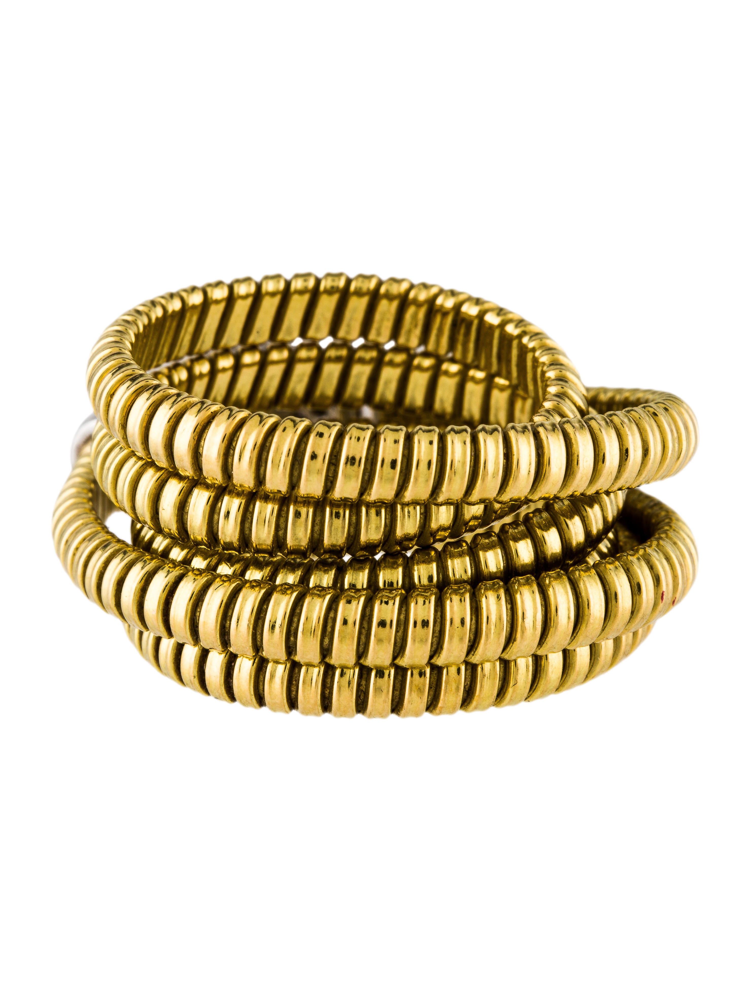 18K Diamond Coil Ring Rings RRING44564 The RealReal