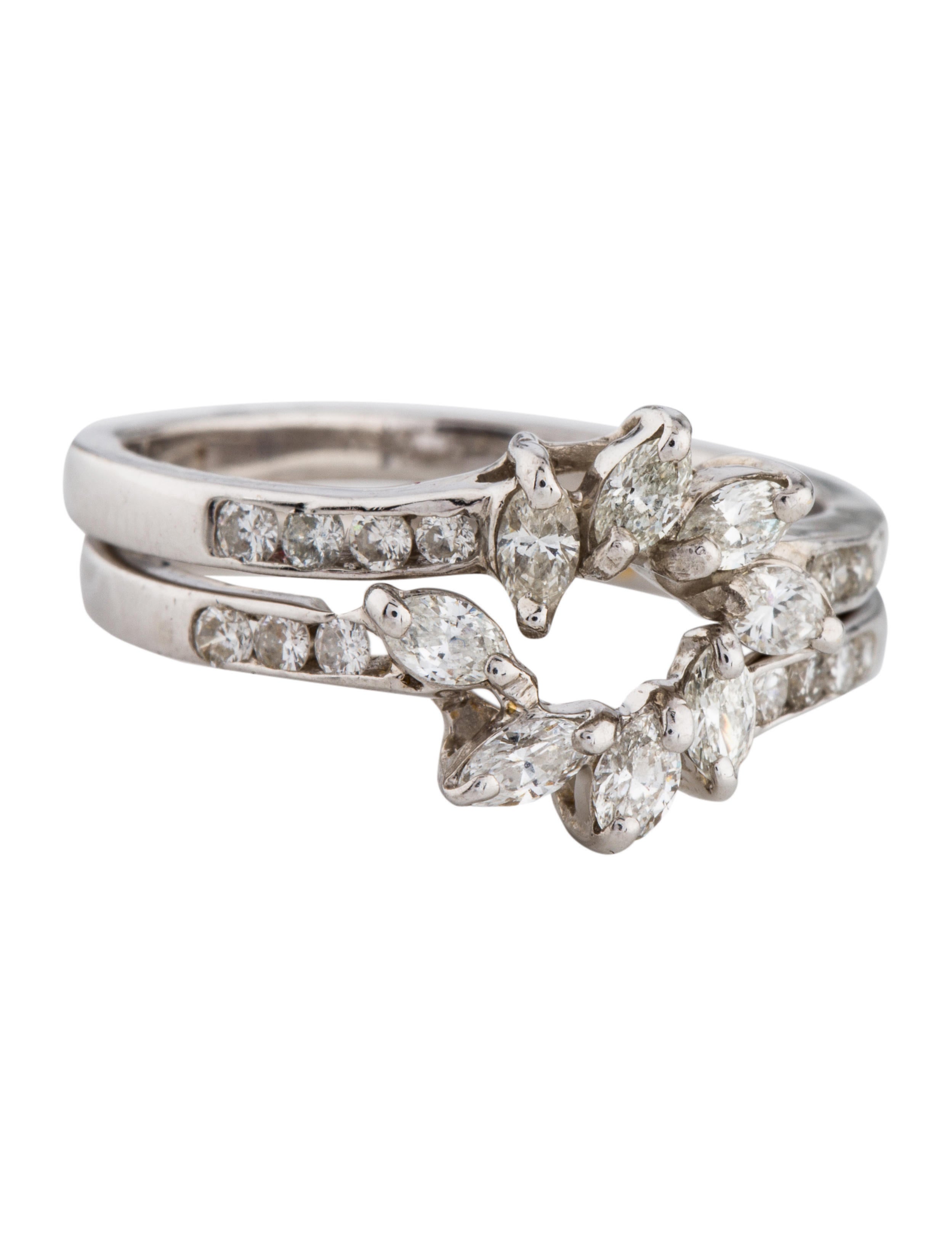 14k diamond stacking ring - rings - rring45695 | the realreal