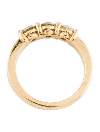 Ring 14K Triple Diamond Ring