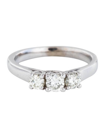 Ring 14K Triple Diamond Ring