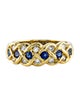 18K Sapphire & Diamond Ring image 3