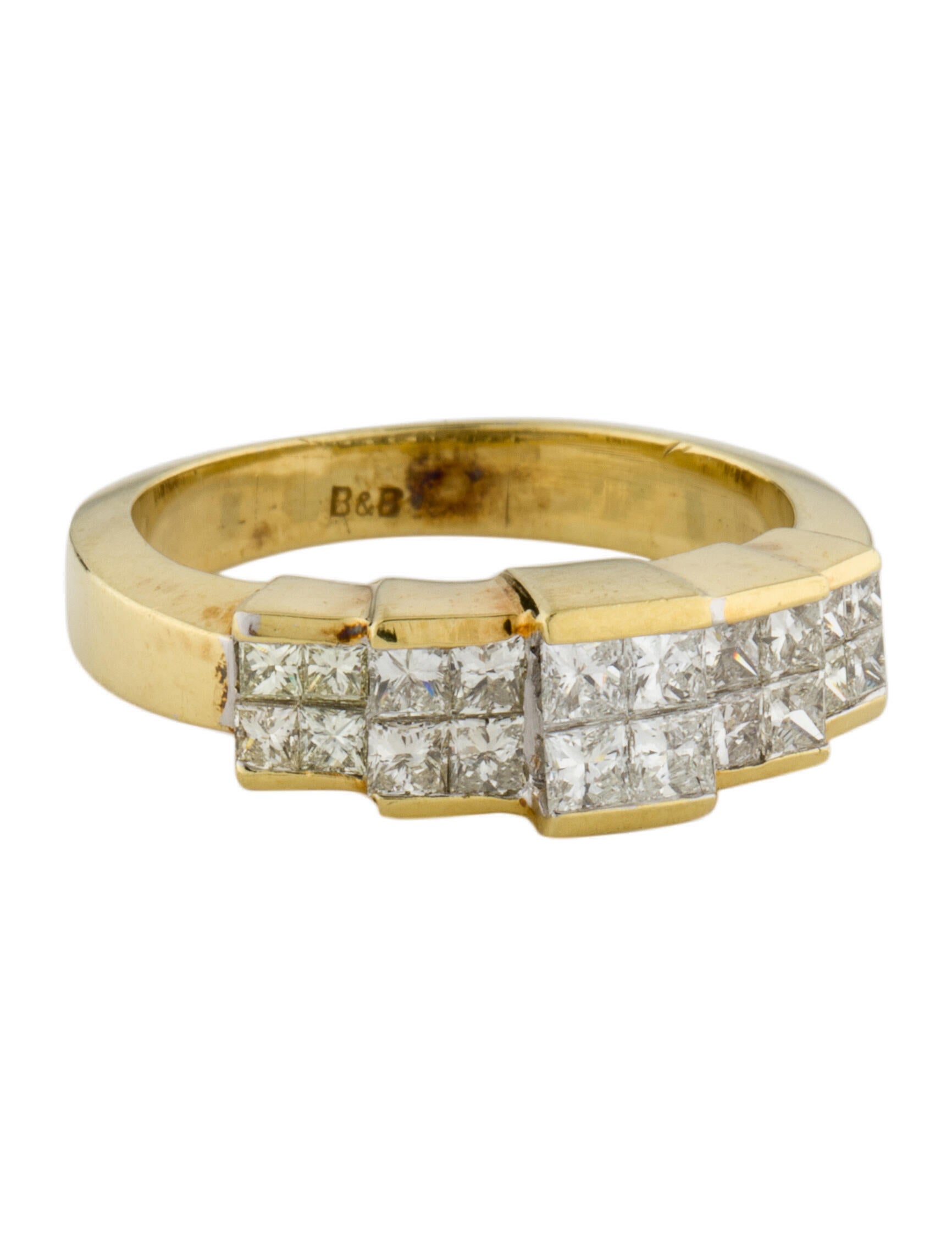 Ring 18K 1.48ctw Diamond Cocktail