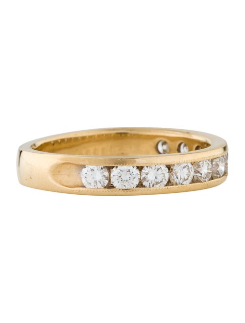 18K Diamond Band yellow
