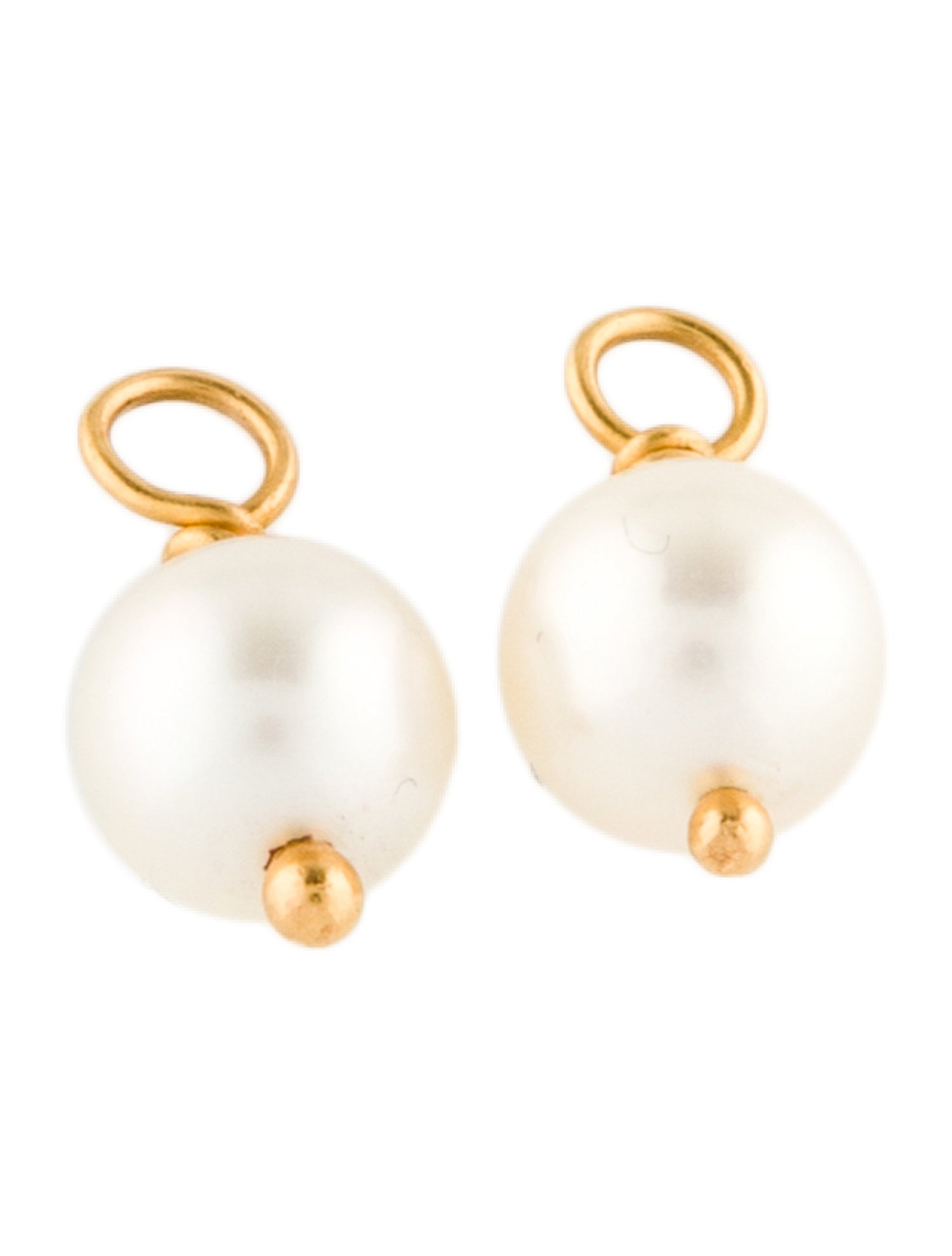 Reinstein Ross 22K Pearl Earring Enhancers 22K Yellow Gold Earring