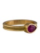 Reinstein Ross 20K Ruby Cocktail Ring