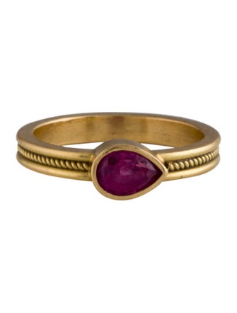 Reinstein Ross 20K Ruby Cocktail Ring