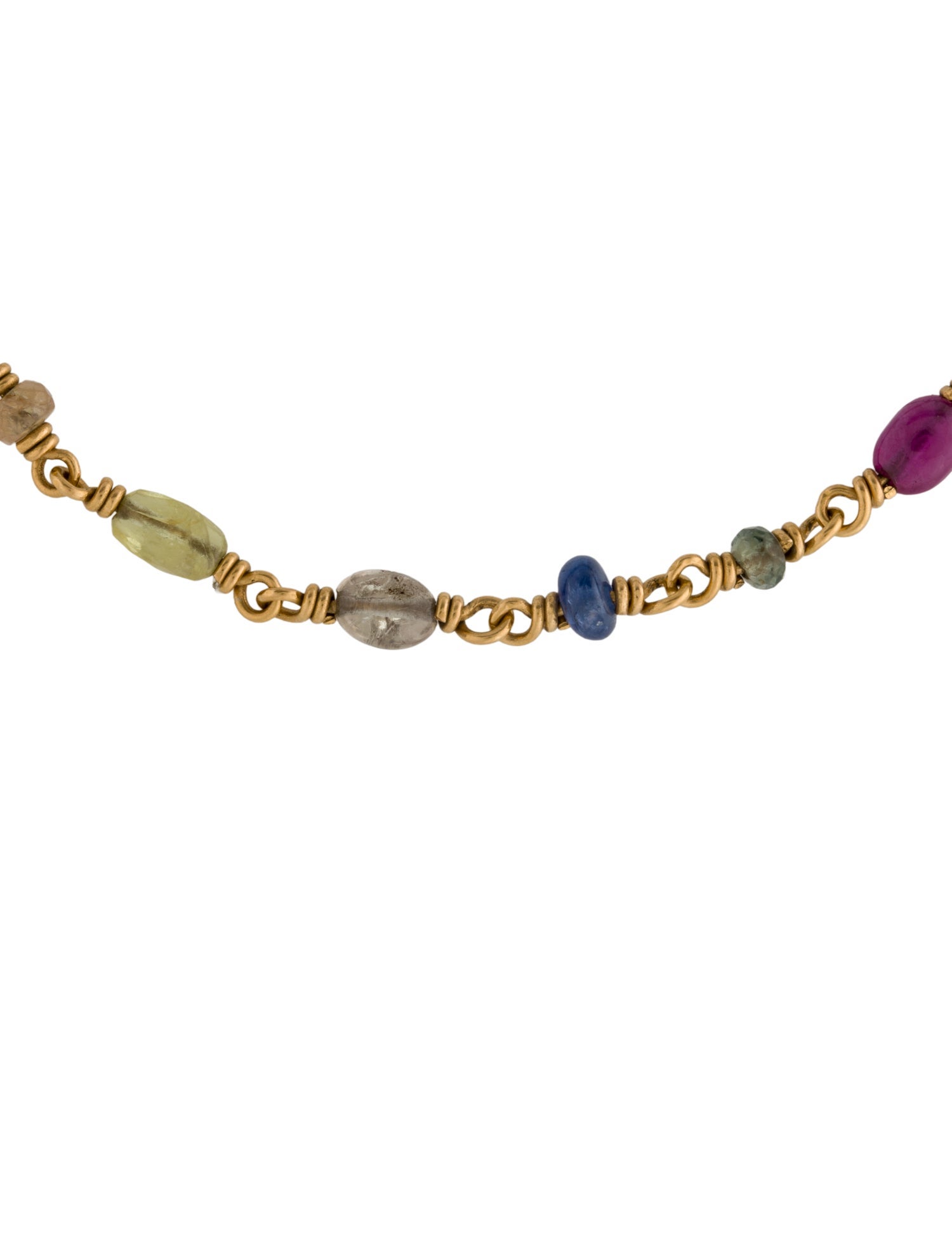 Reinstein Ross 22K Ruby, Emerald & Sapphire Isabella Station Bracelet