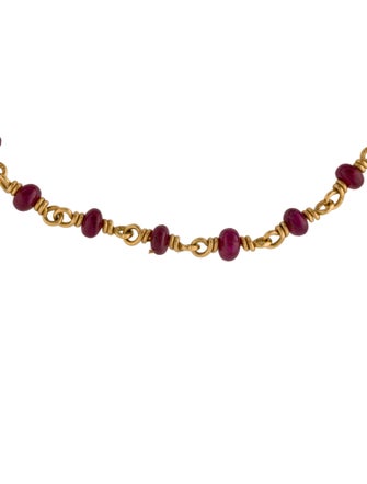 Reinstein Ross 22K Glass Filled Ruby Station Bracelet